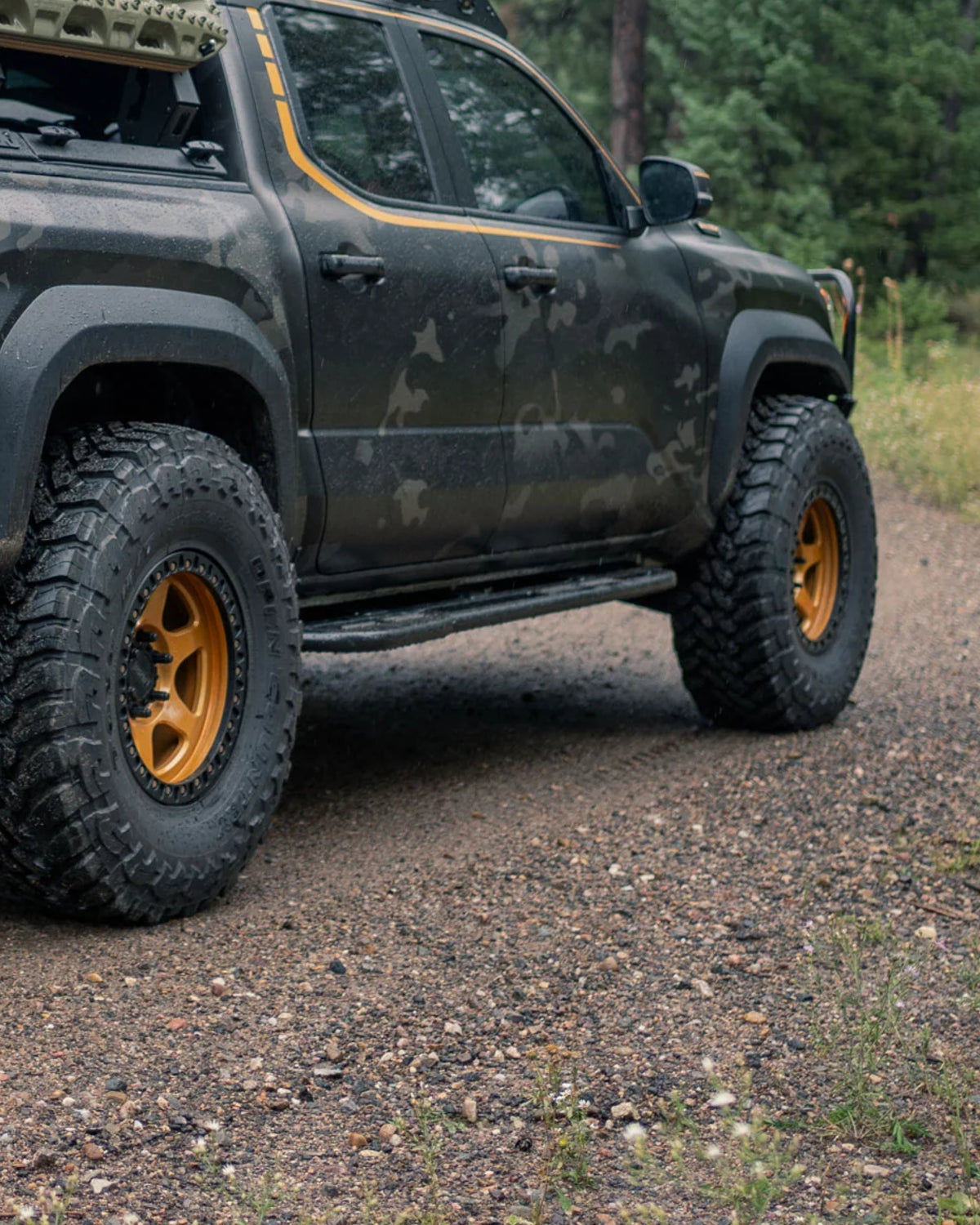 C4 Fabrication Rock Sliders for 4th-Gen Tacoma Double Cab with 5 ft Bed (2024–Present) - Pair