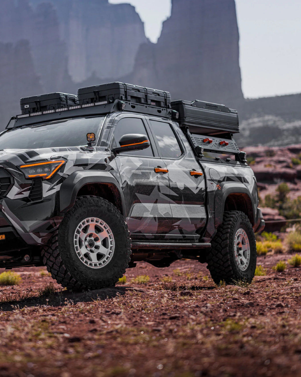 C4 Fabrication Rock Sliders for 4th-Gen Tacoma Double Cab with 5 ft Bed (2024–Present) - Pair