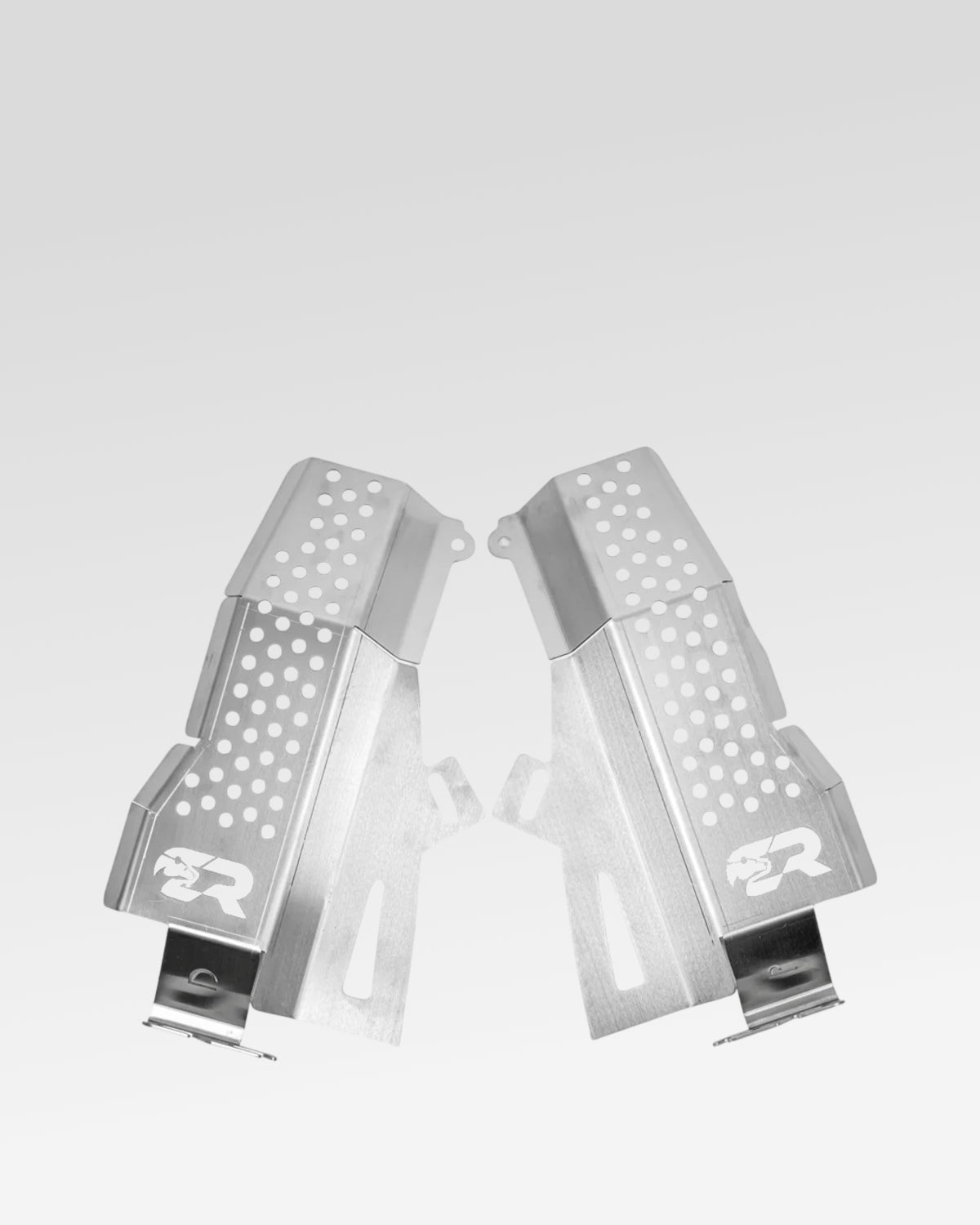 Cali Raised LED Catalytic Converter Shields for 3rd-Gen Tacoma V6 RWD with Automatic Transmission (2016–2023) - Pair