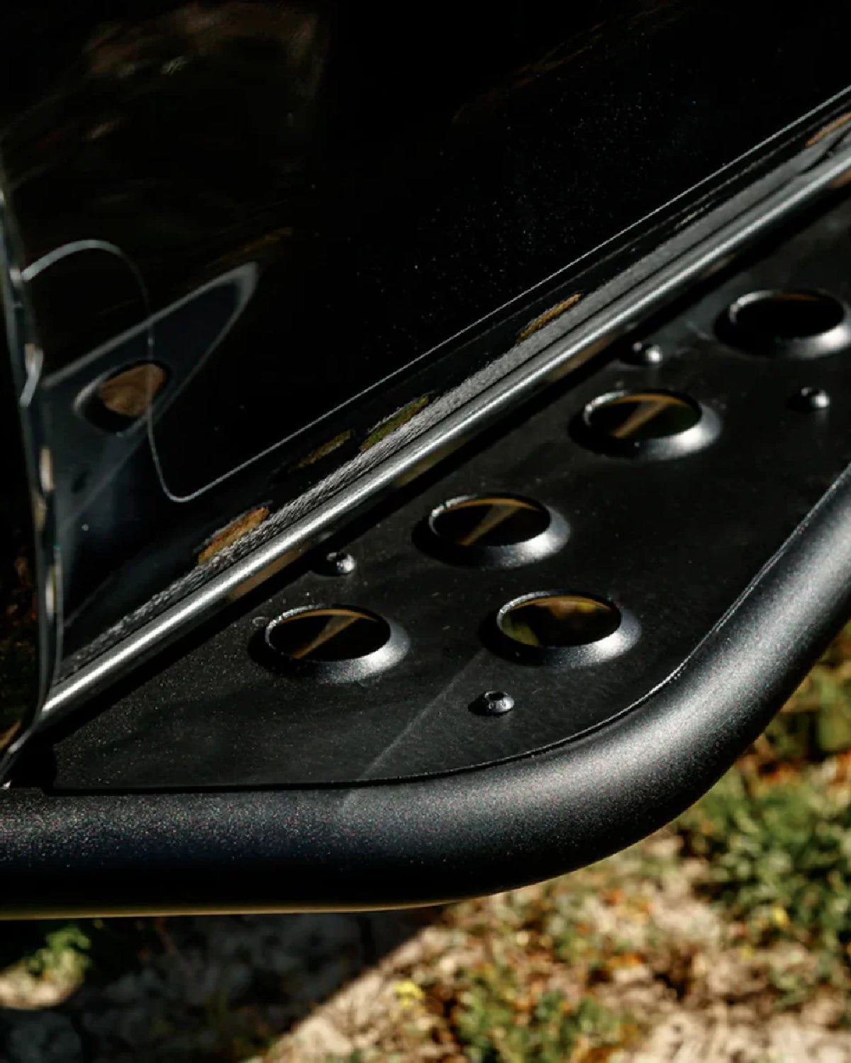 Cali Raised LED Step Edition Rock Sliders with Kick-Out and Top Plate for 5th-Gen 4Runner (2010–2024)