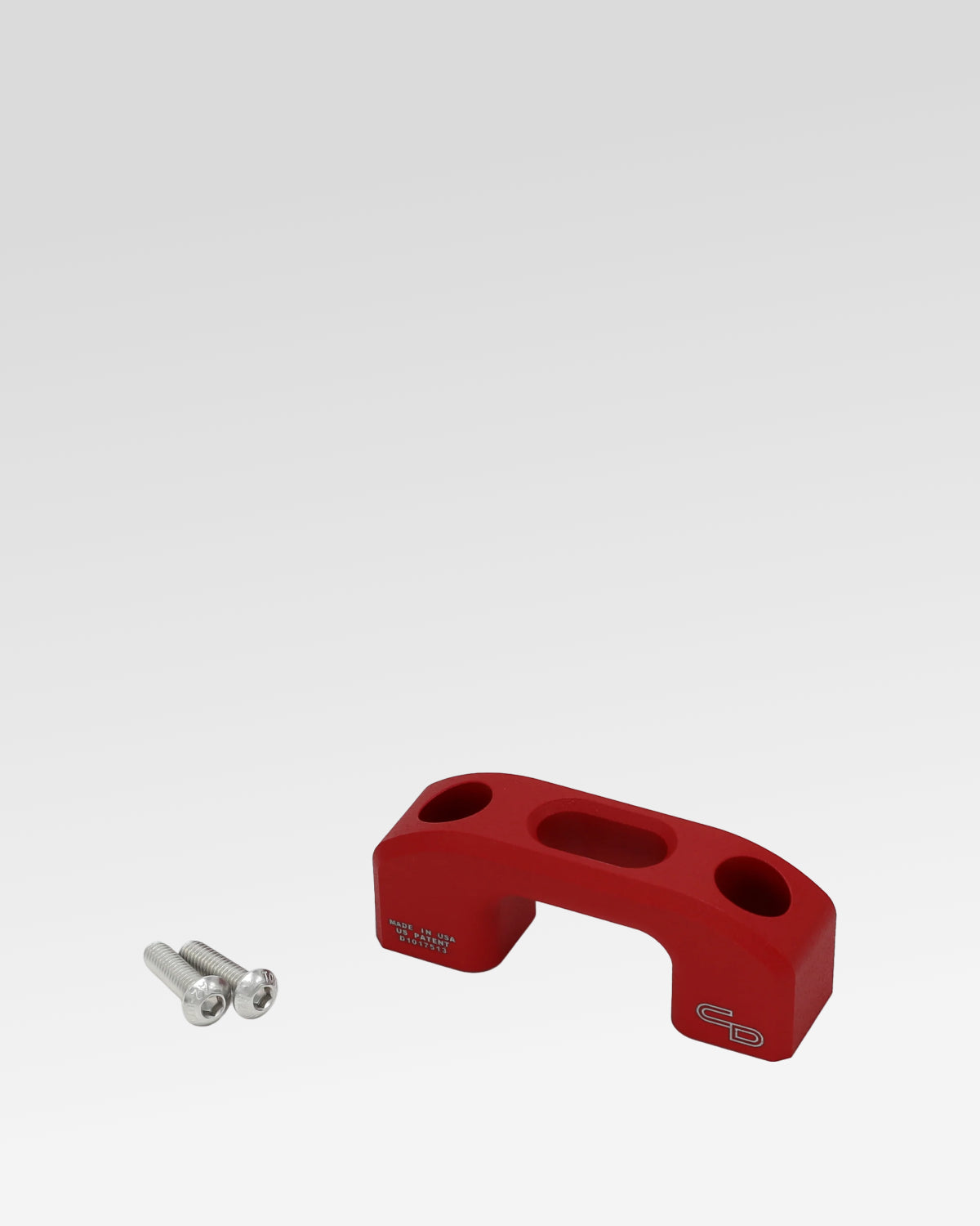 Charvonia Design Bed Center Tie-Down Anchor in Red Powder Coat for 3rd-Gen Tacoma (2016–2023)