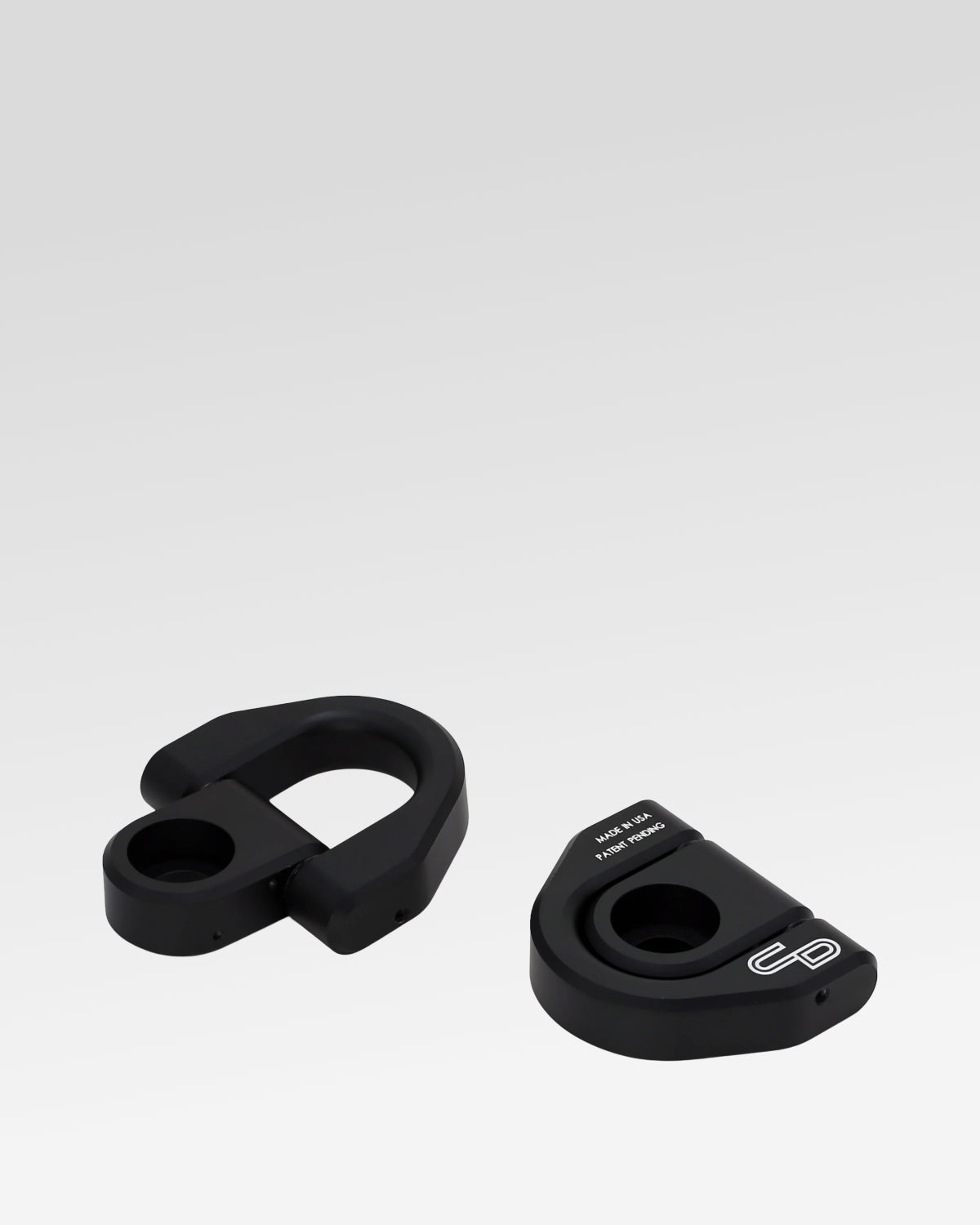 Charvonia Design Bed D-Ring Anchors in Black Cerakote for Toyota Tacoma (2005–Present) - Pair