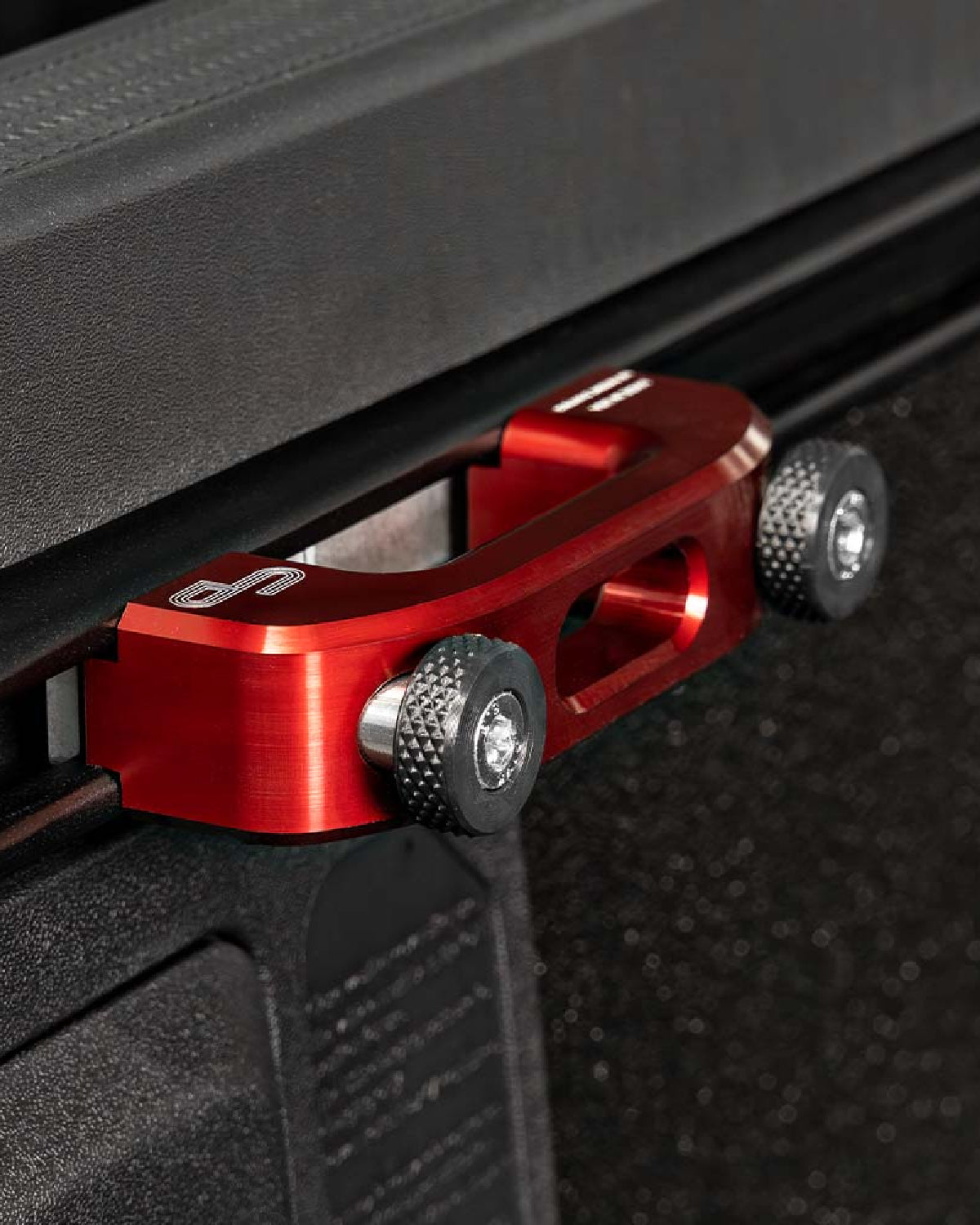 Charvonia Design Bed Rail Tie-Down Anchor Knurkled Fasteners in Digital Camo - Set of 4