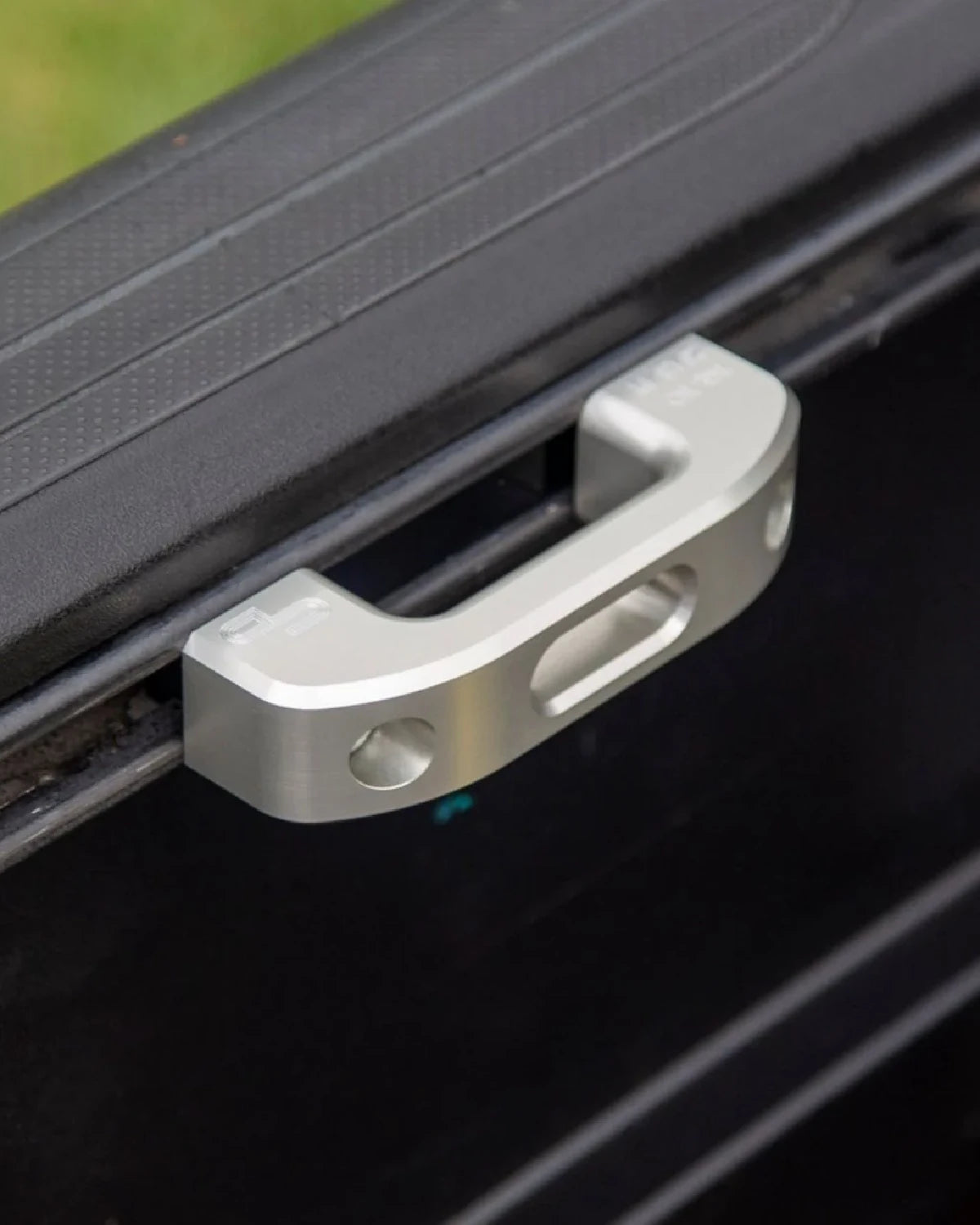 Charvonia Design Bed Rail Tie-Down Anchors in Silver Anodized Finish for Toyota Tacoma (2005–Present) - Pair