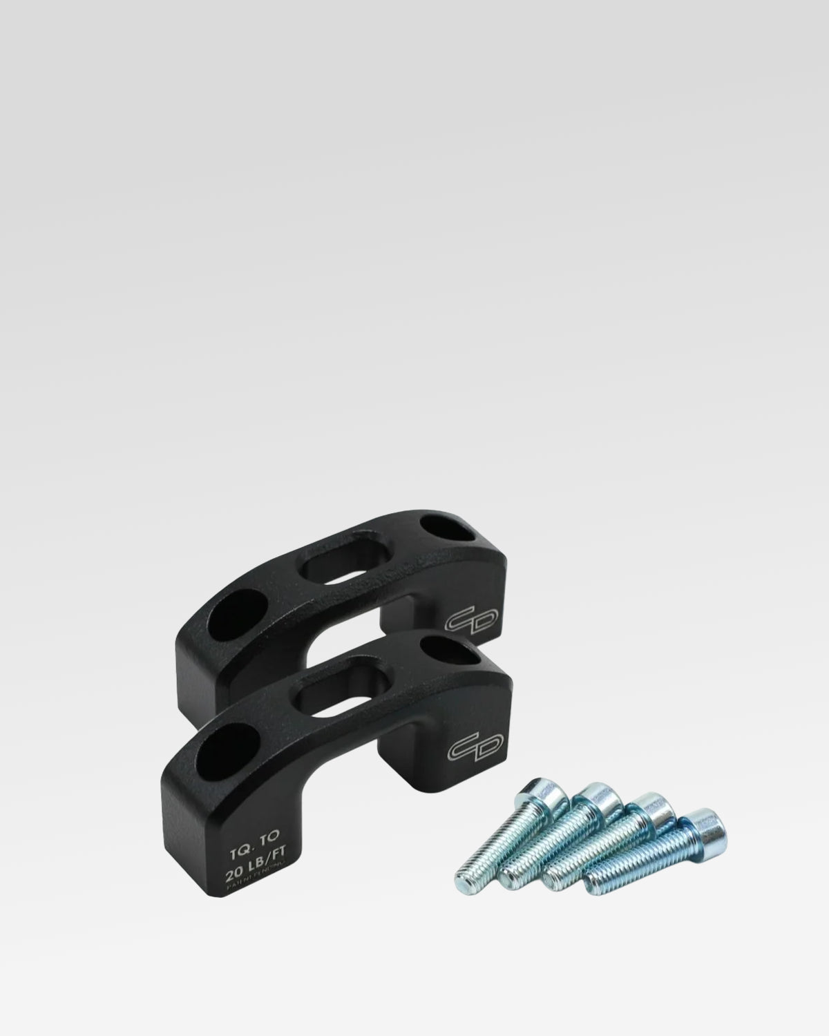 Charvonia Design Bed Tie-Down Anchors in Black Powder Coat for Toyota Tacoma (1995–Present) - Pair