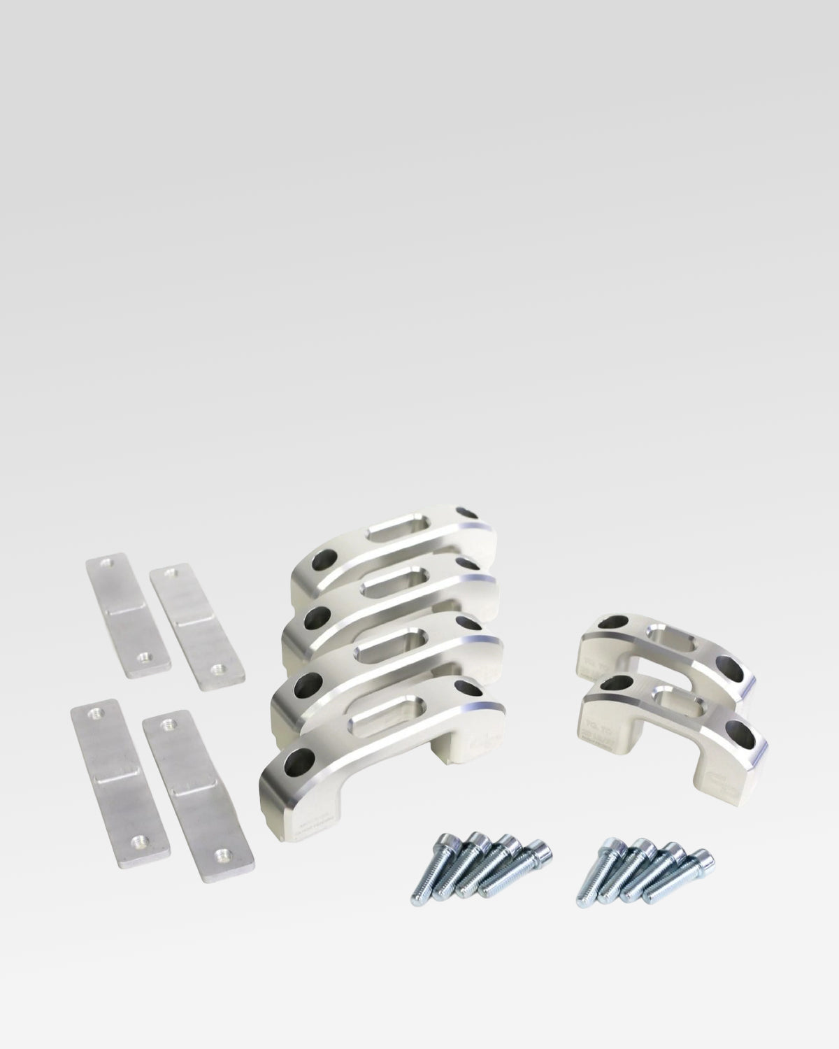 Charvonia Design Complete Bed Tie-Down Kit in Silver Anodized Finish for Toyota Tundra (2007–Present)