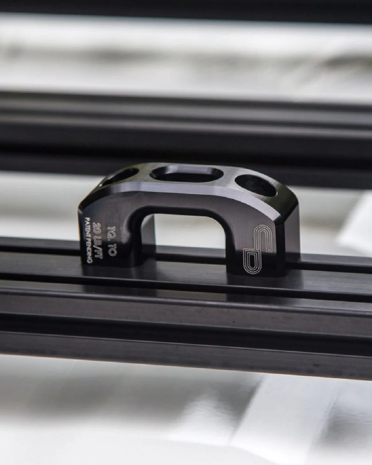 Charvonia Design Roof Rack Tie-Down Anchors in Black Abodized Finish - Pair