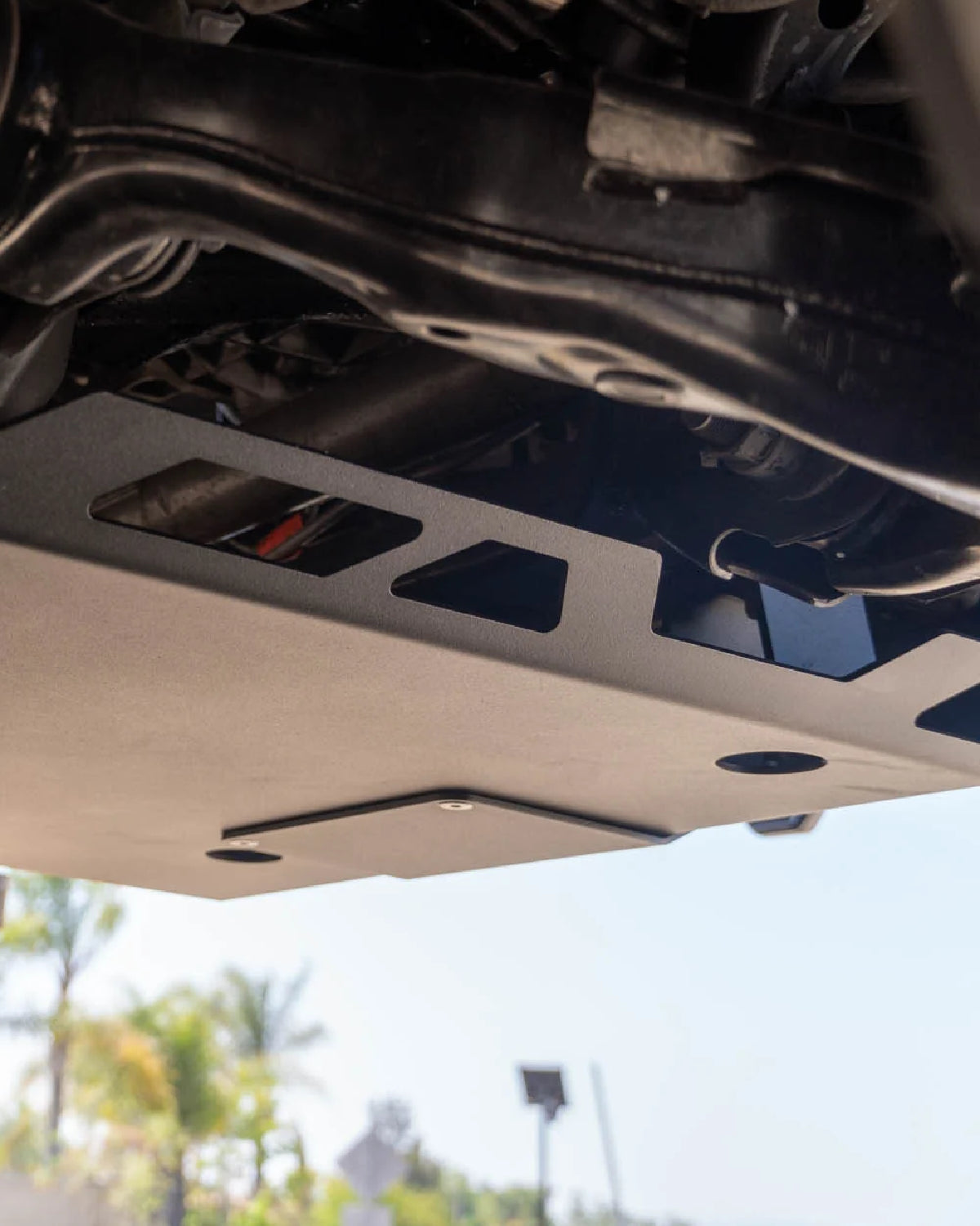 DV8 Offroad 3.5 mm Steel Engine Skid Plate for 3rd-Gen Tacoma (2016–2023)