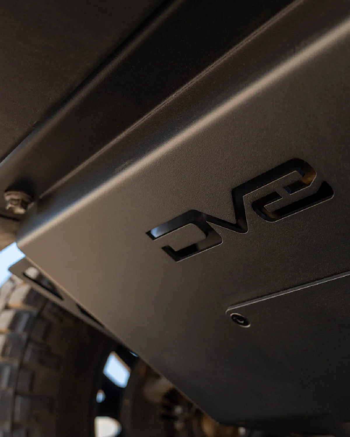 DV8 Offroad 3.5 mm Steel Engine Skid Plate for 3rd-Gen Tacoma (2016–2023)