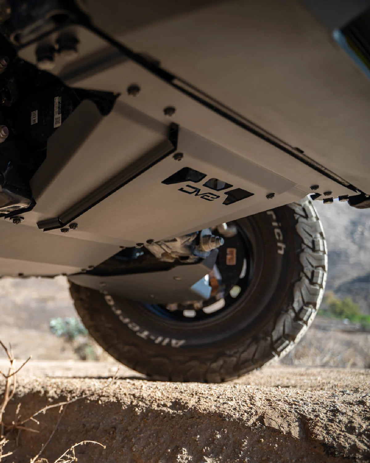 DV8 Offroad 3.5 mm Steel Front Section Engine Skid Plate for 4th-Gen Tacoma (2024–Present)