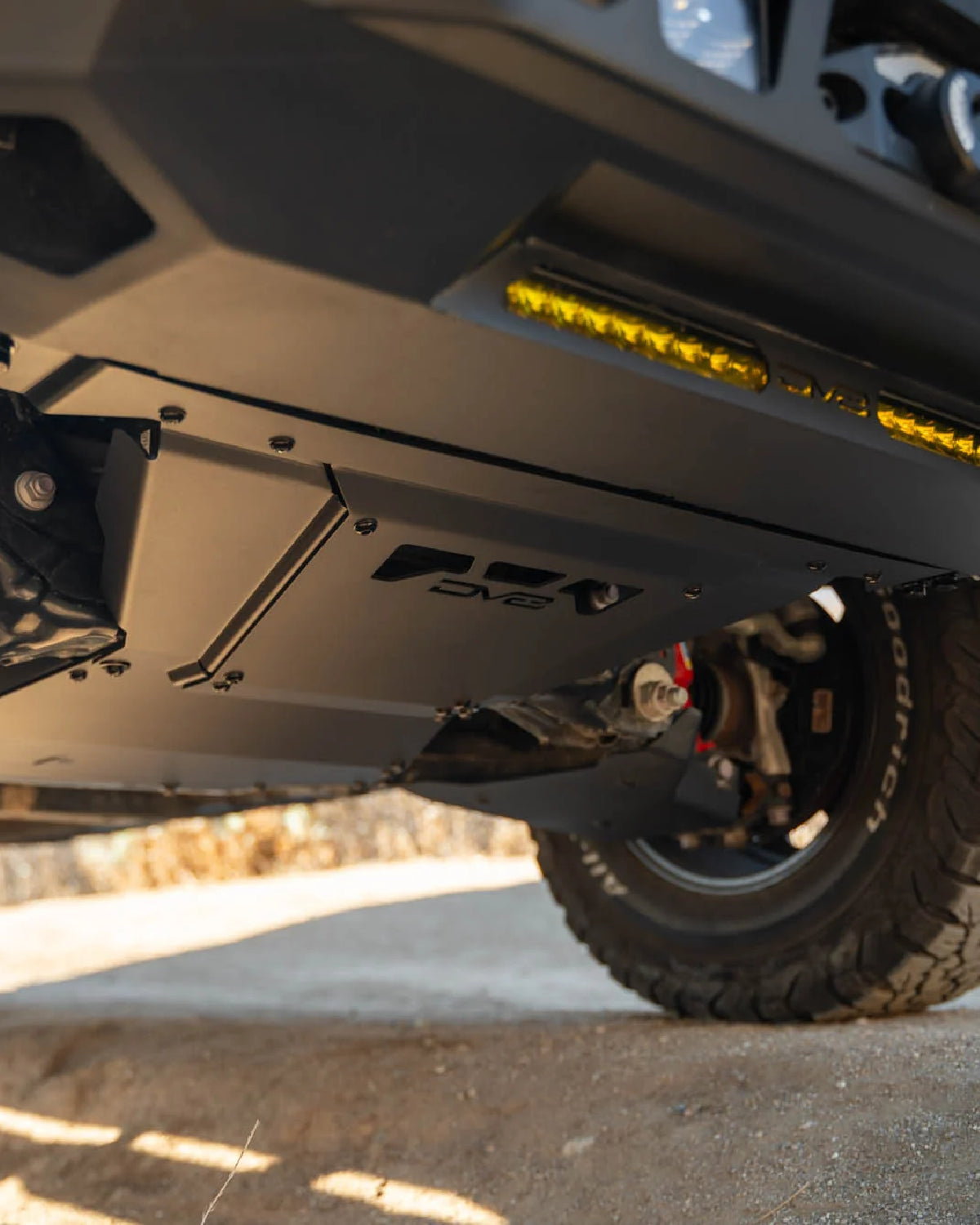 DV8 Offroad 3.5 mm Steel Front Section Engine Skid Plate for 4th-Gen Tacoma (2024–Present)