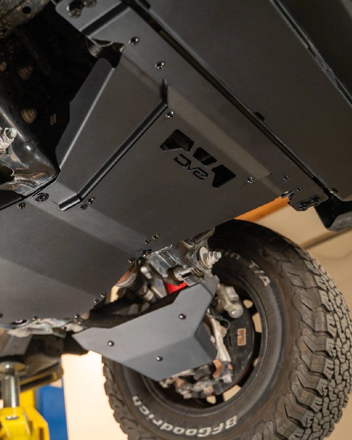 DV8 Offroad 3.5 mm Steel Front Section Engine Skid Plate for 4th-Gen Tacoma (2024–Present)