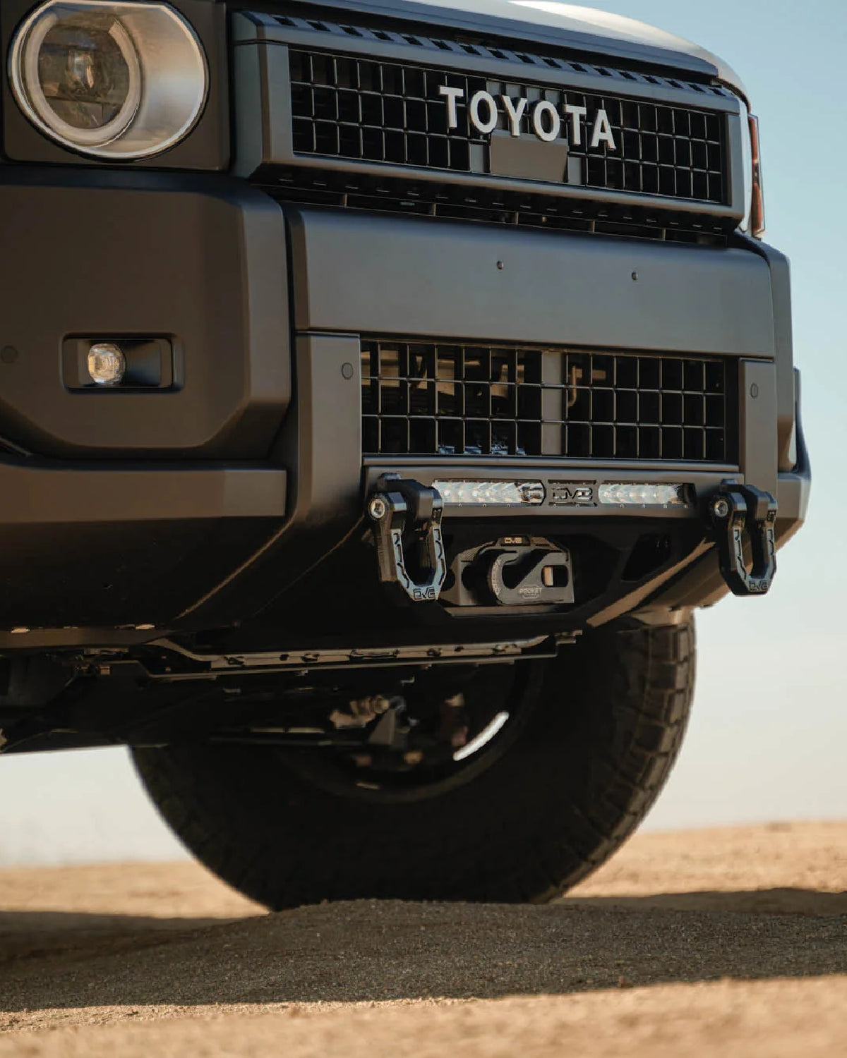 DV8 Offroad 3.5 mm Steel Front Section Engine Skid Plate for Land Cruiser 250 Series (2024–Present)