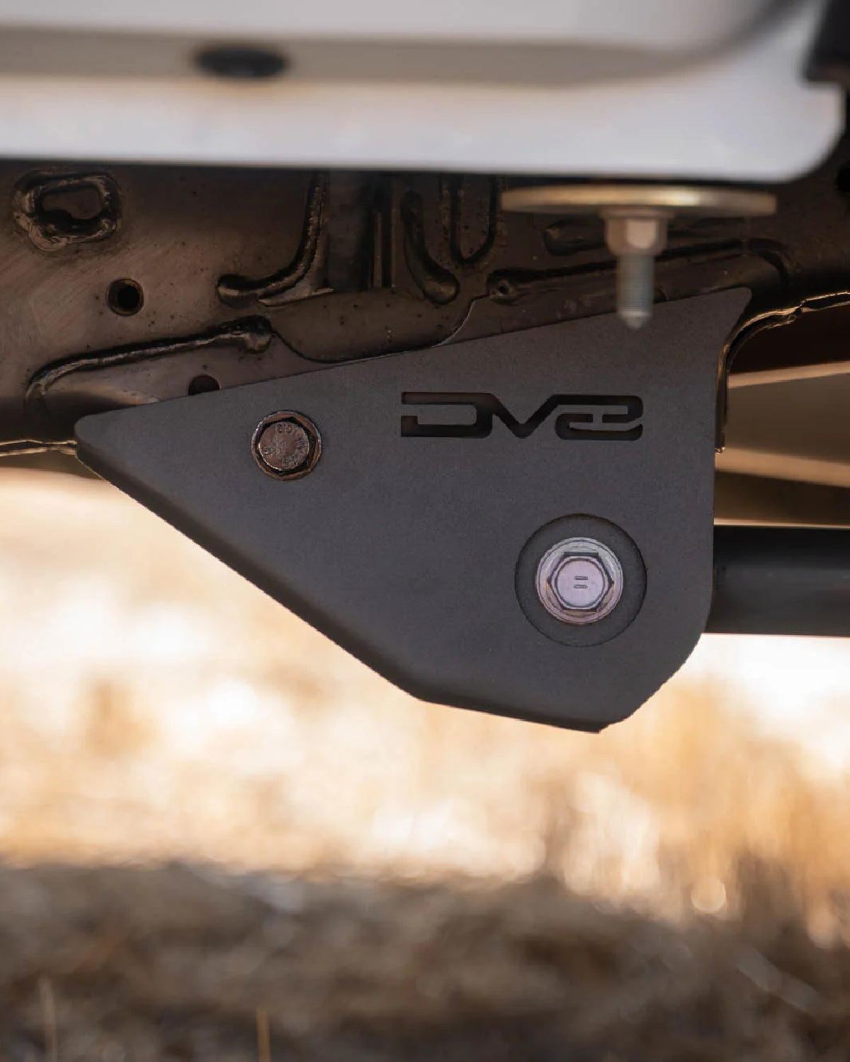 DV8 Offroad 5 mm Steel Front Link Mount Skid Plates for 4th-Gen Tacoma (2024–Present) - Pair