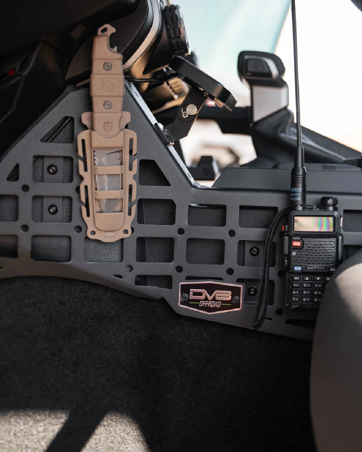 DV8 Offroad Center Console MOLLE Panels for 6th-Gen 4Runner (2025–Present) - Pair
