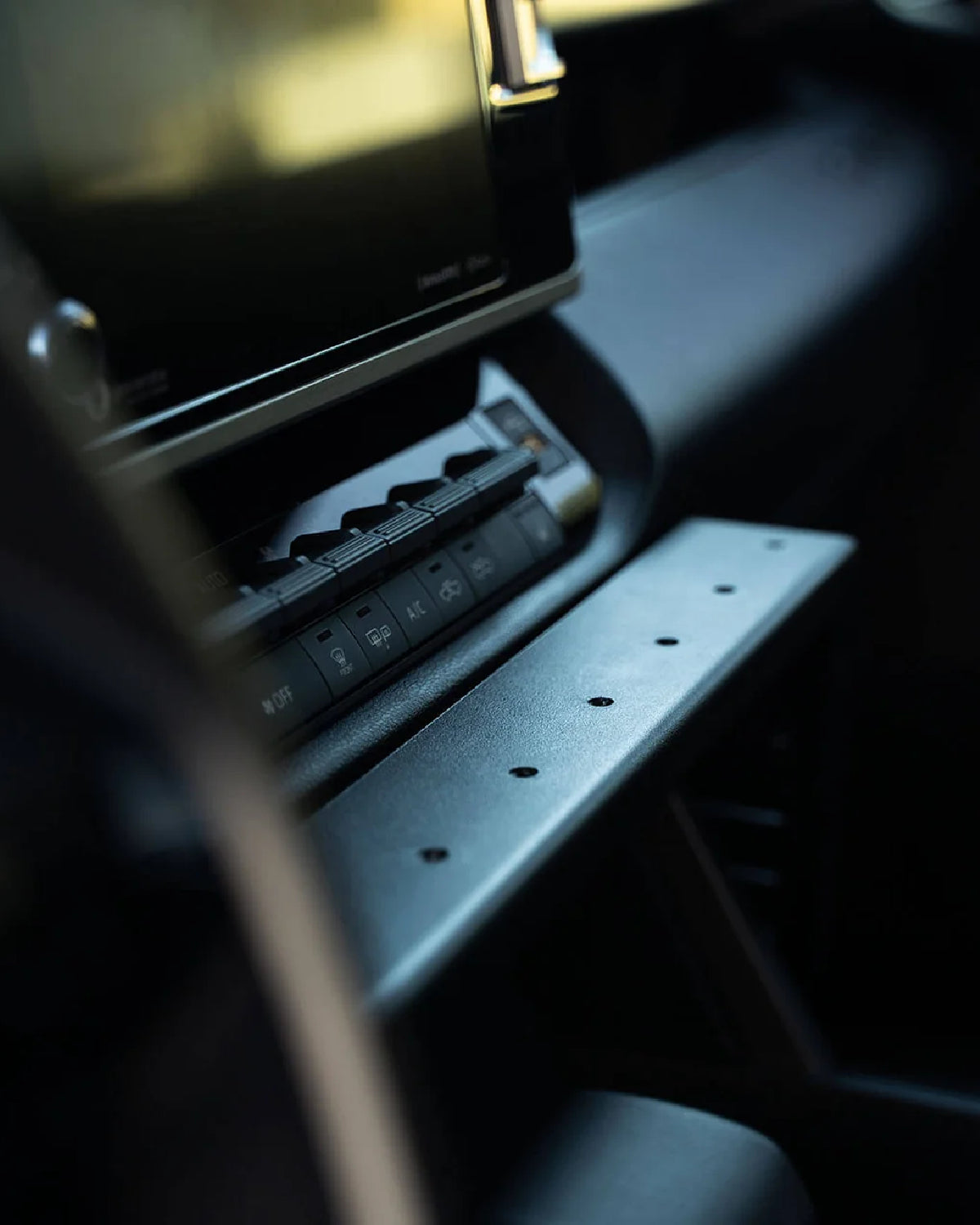 DV8 Offroad Center Console MOLLE Panels and Accessory Mounting Bridge for 3rd-Gen Sequoia (2024–Present)