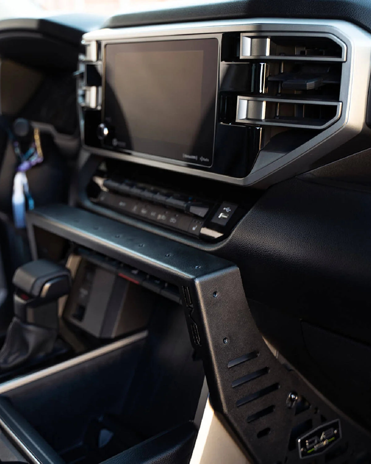 DV8 Offroad Center Console MOLLE Panels and Accessory Mounting Bridge for 3rd-Gen Sequoia (2024–Present)