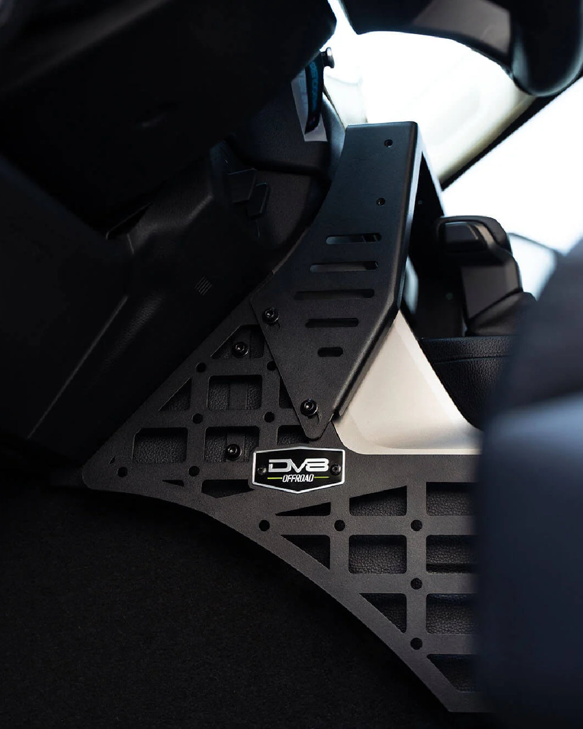 DV8 Offroad Center Console MOLLE Panels and Accessory Mounting Bridge for 3rd-Gen Sequoia (2024–Present)