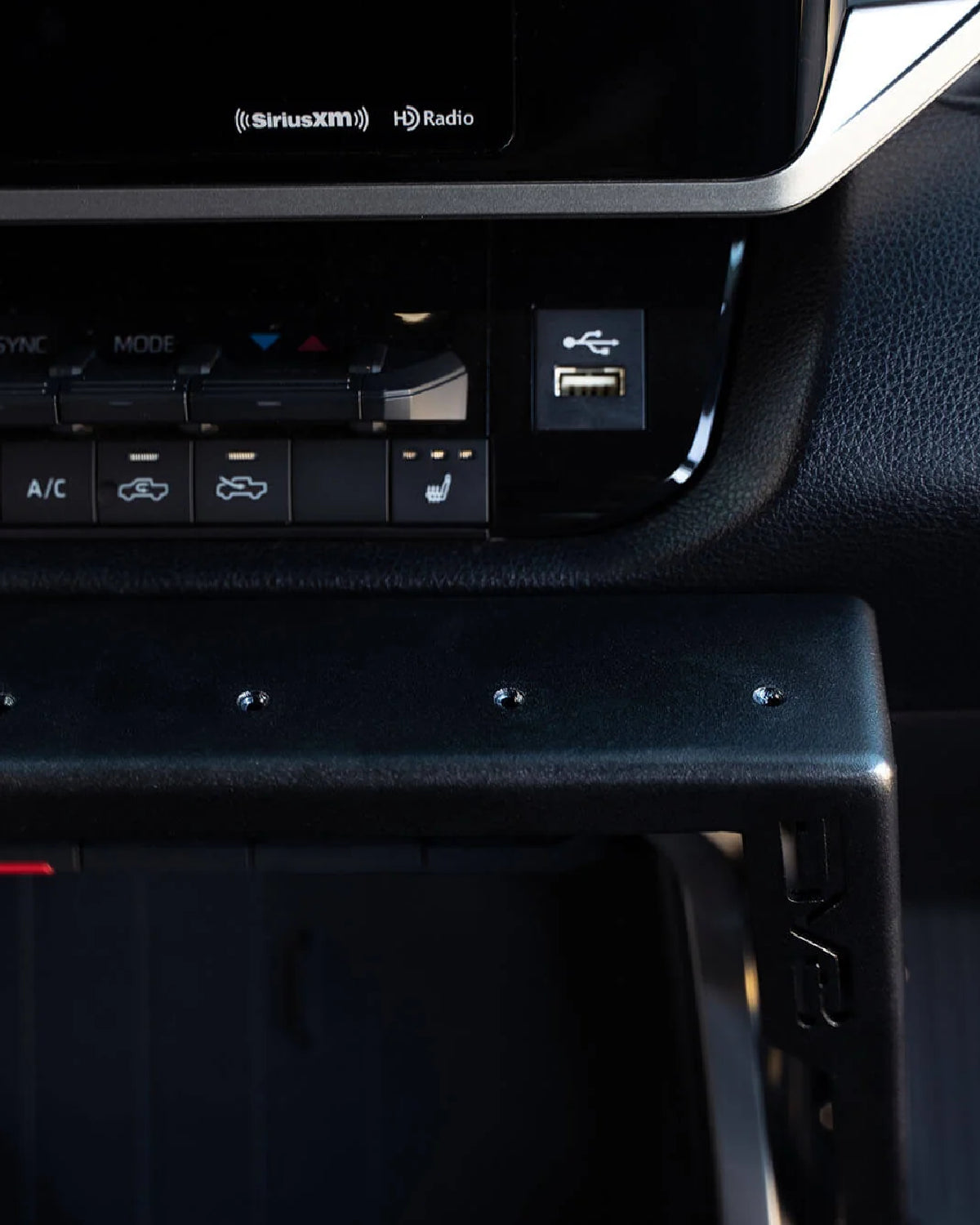 DV8 Offroad Center Console MOLLE Panels and Accessory Mounting Bridge for 3rd-Gen Sequoia (2024–Present)