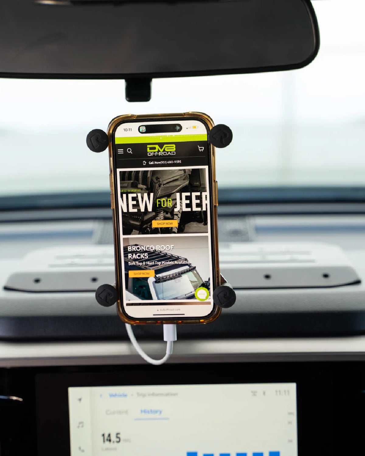 DV8 Offroad Dashboard Accessory Mounting Panel for 3rd-Gen Sequoia (2024–Present)