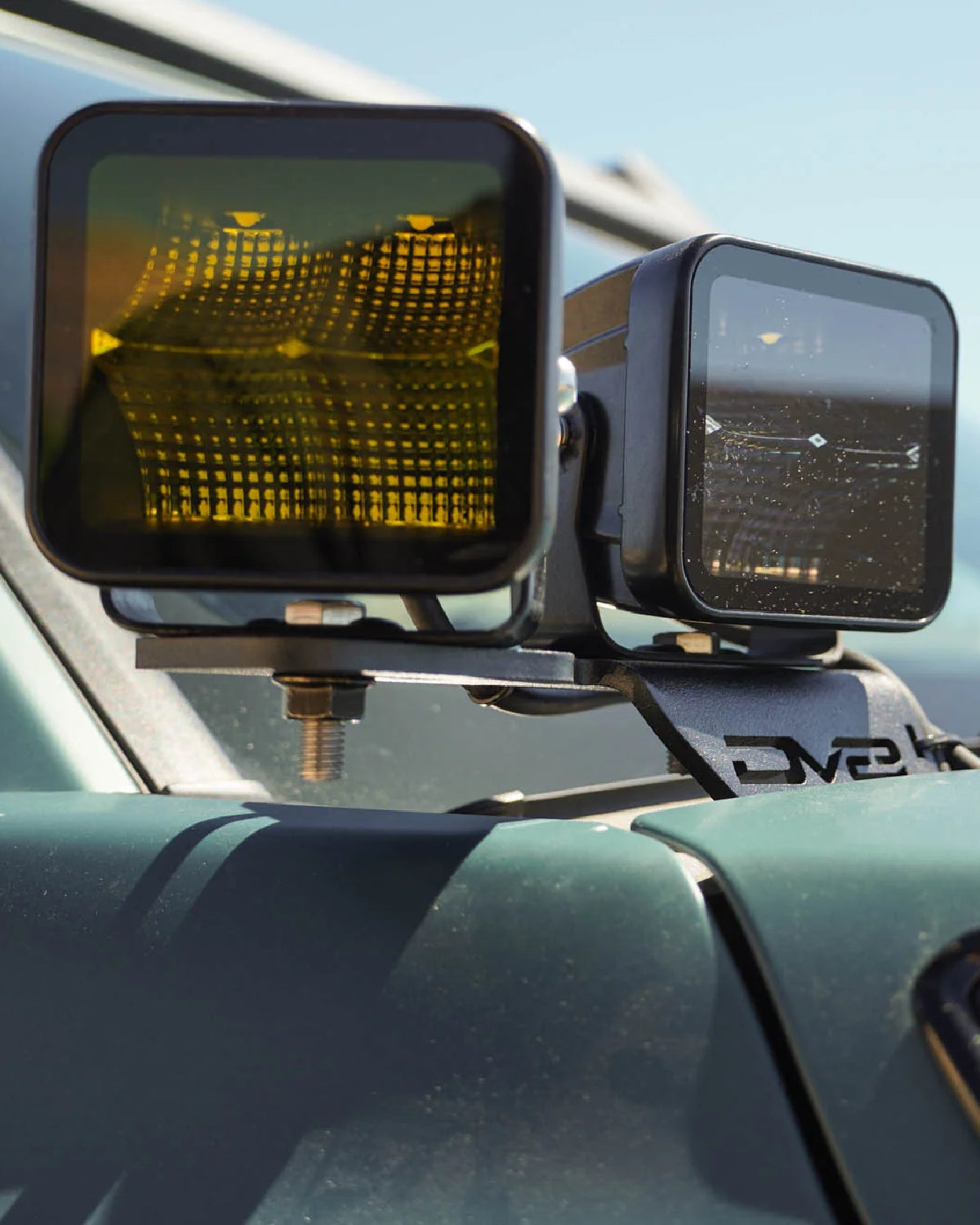 DV8 Offroad Ditch Light Mounting Brackets for 6th-Gen 4Runner (2025–Present) - Pair