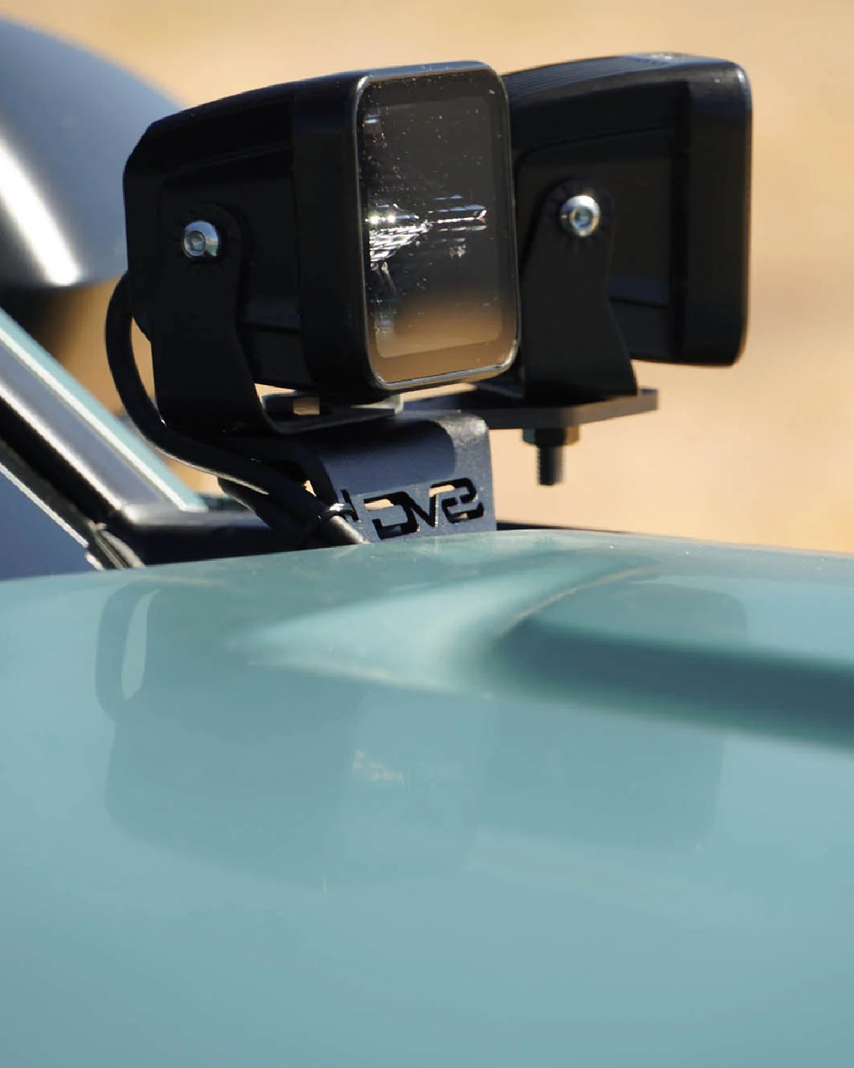 DV8 Offroad Ditch Light Mounting Brackets for 6th-Gen 4Runner (2025–Present) - Pair