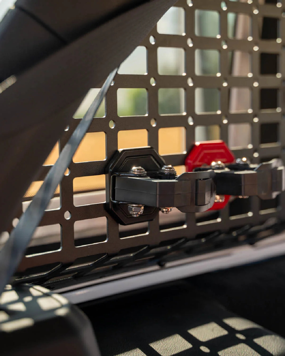 DV8 Offroad MOLLE Panel-Mounted Quick-Release Clamps in Black - Pair