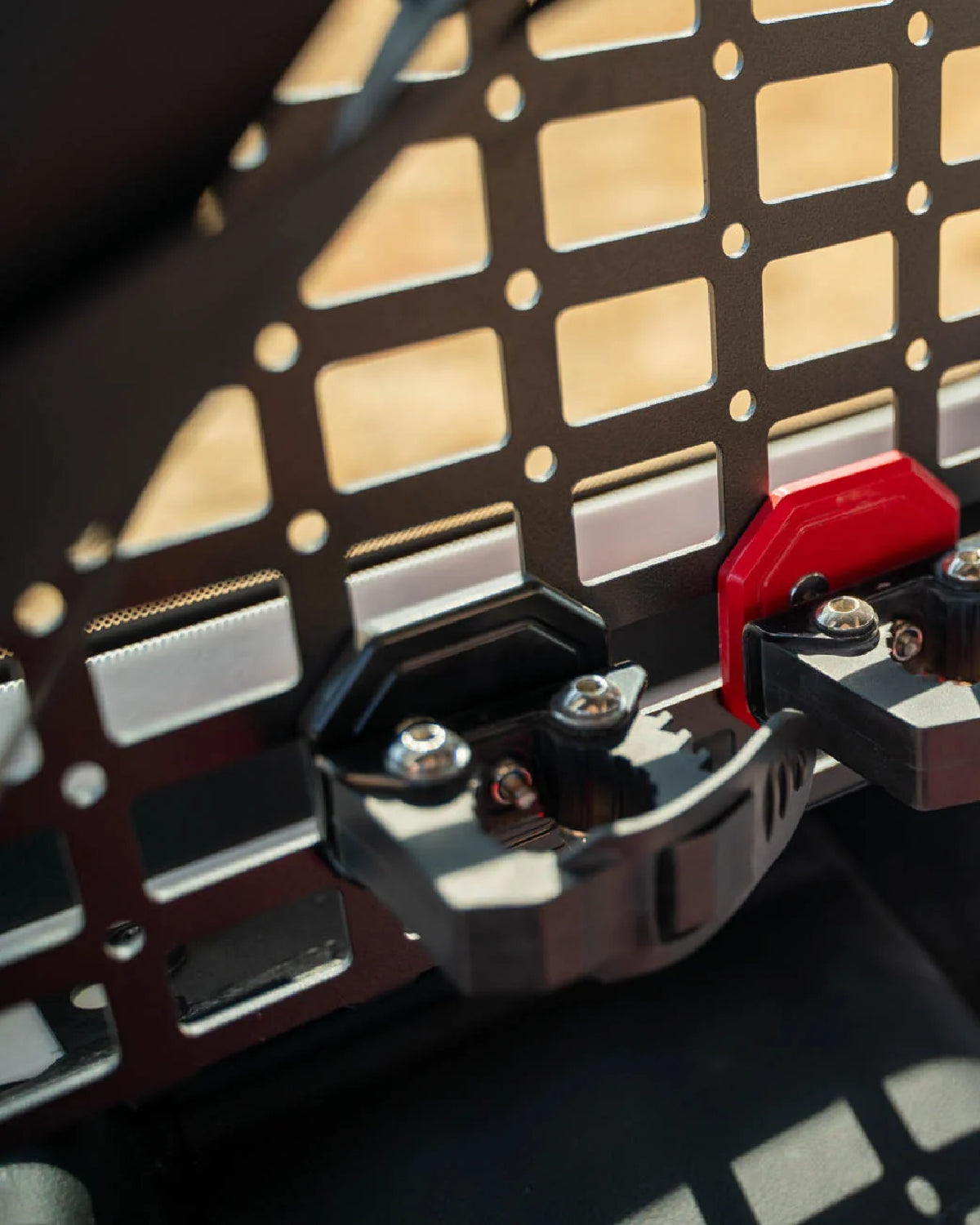 DV8 Offroad MOLLE Panel-Mounted Quick-Release Clamps in Black - Pair