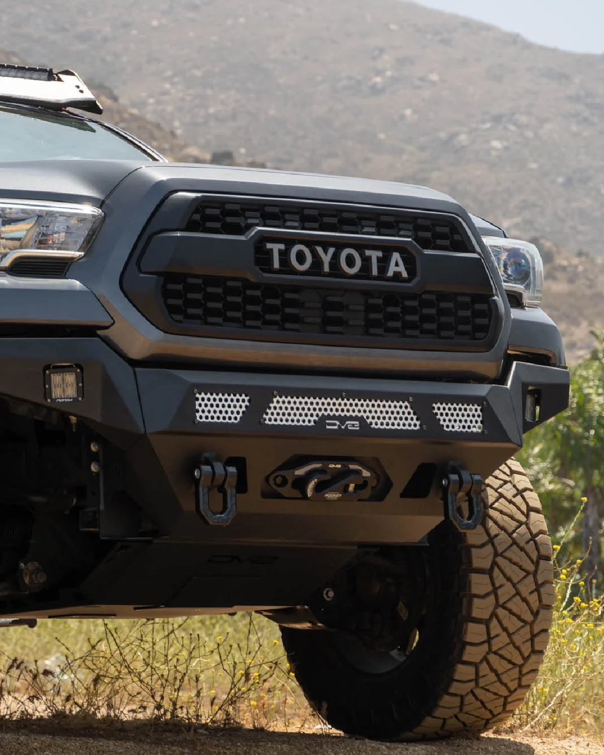 DV8 Offroad MTO Series Front Bumper for 3rd-Gen Tacoma (2016–2023)
