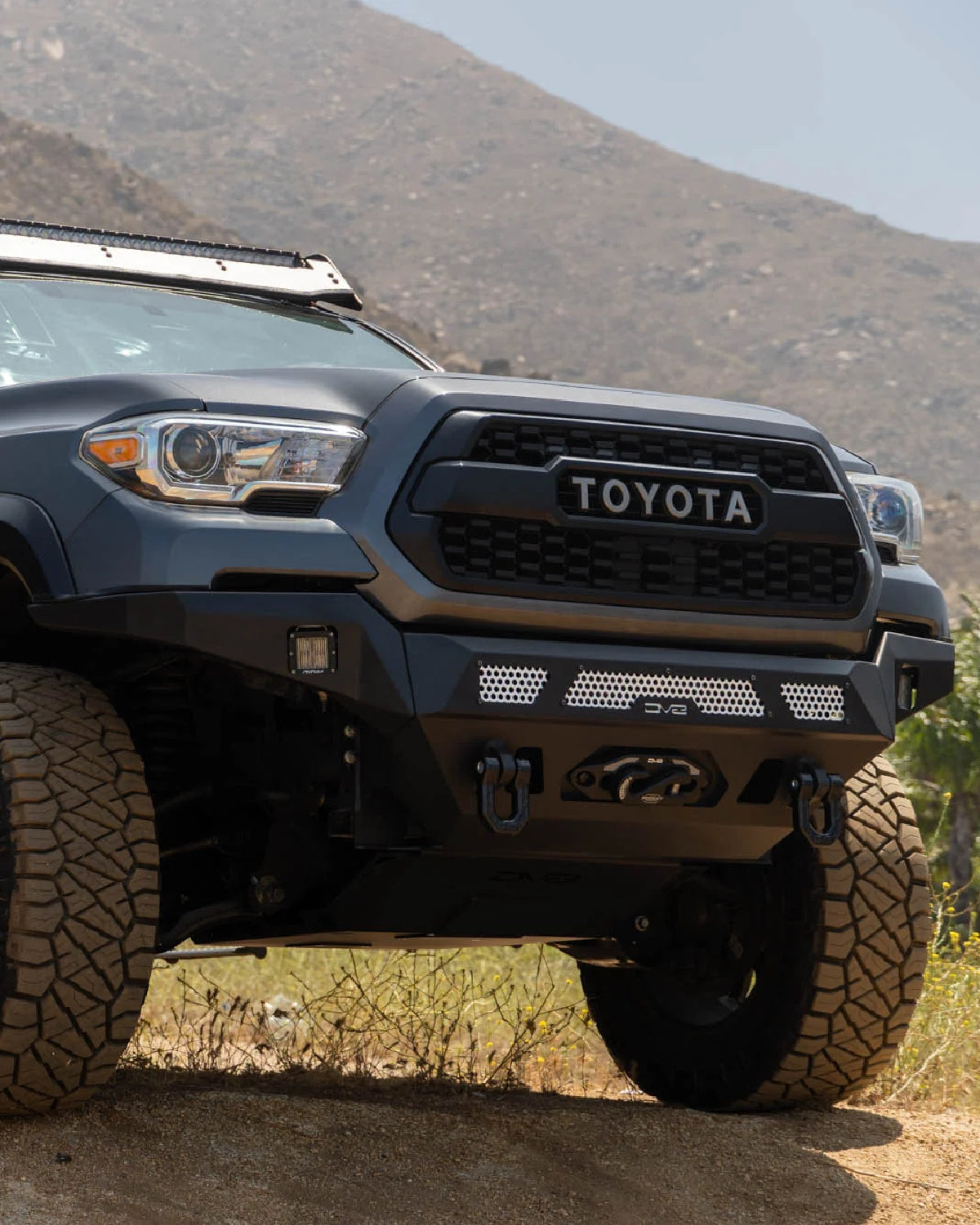 DV8 Offroad MTO Series Front Bumper for 3rd-Gen Tacoma (2016–2023)