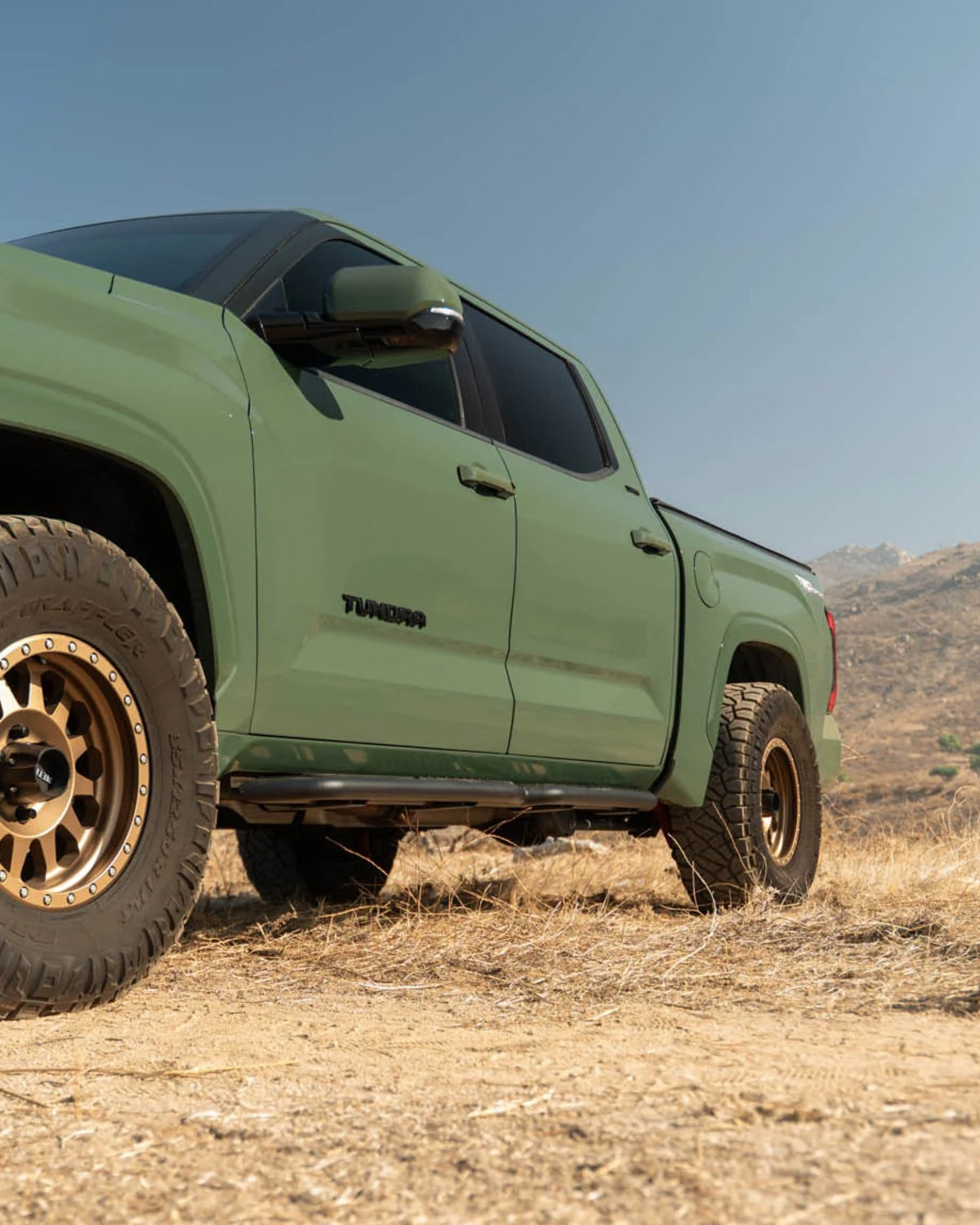 DV8 Offroad OE Plus Series Side Steps for 3rd-Gen Tundra CrewMax Cab (2022–Present)