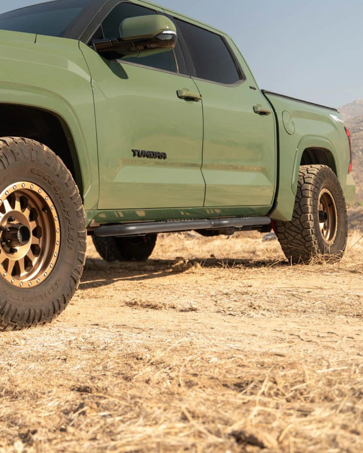 DV8 Offroad OE Plus Series Side Steps for 3rd-Gen Tundra CrewMax Cab (2022–Present)