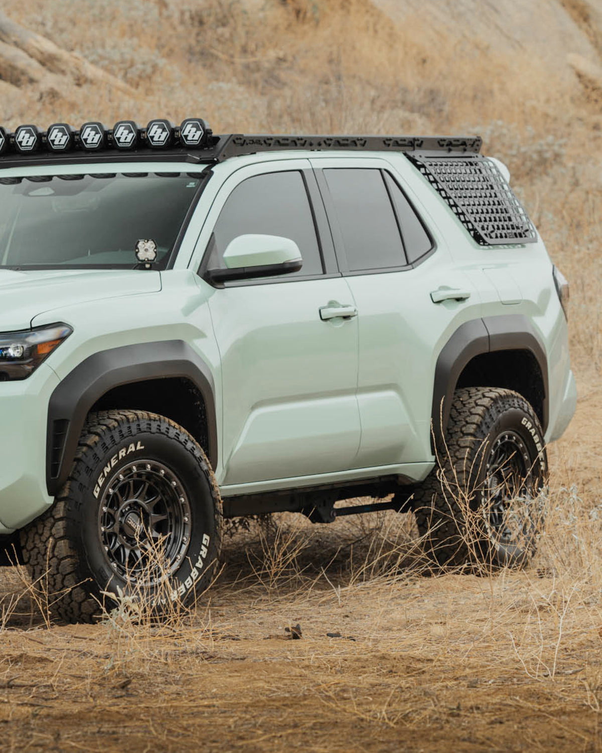 DV8 Offroad Driver-Side Quarter Window Exterior MOLLE Panel for 6th-Gen 4Runner (2025–Present)