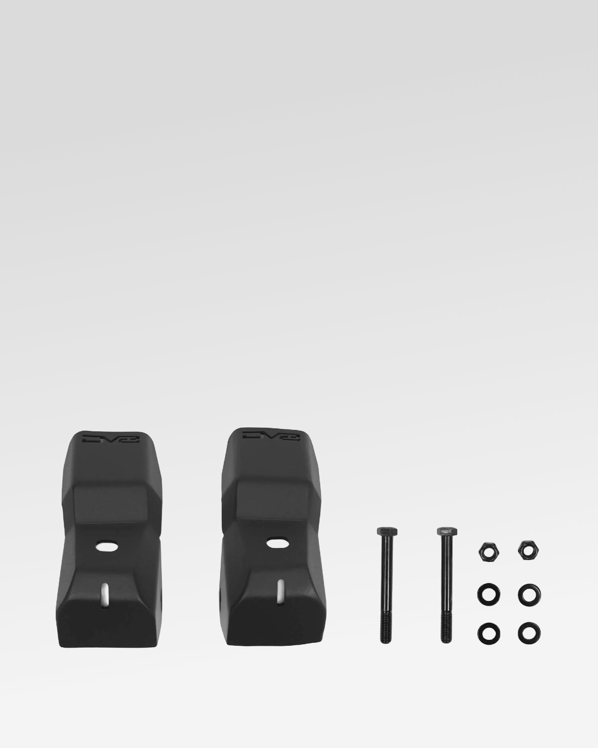 DV8 Offroad 4 mm Steel Rear Shock Mount Skid Plates for 5th-Gen 4Runner (2010–2024) - Pair