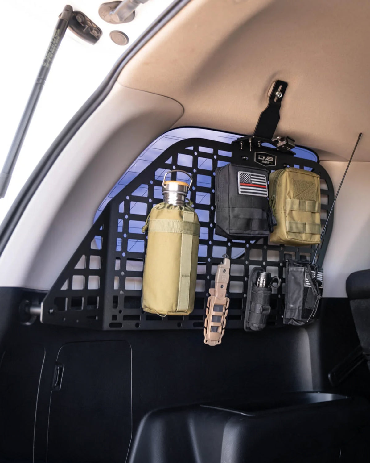 DV8 Offroad Rear Window Interior MOLLE Panels for 5th-Gen 4Runner (2010–2024) - Pair