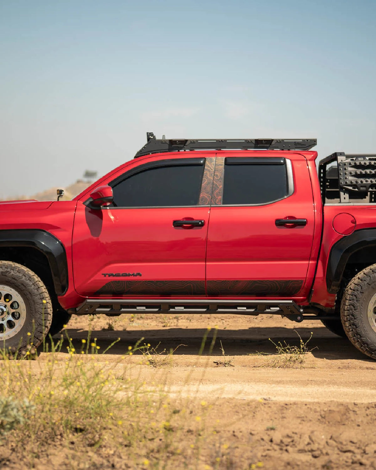 DV8 Offroad Rock Sliders for 4th-Gen Tacoma Double Cab (2024–Present) - Pair