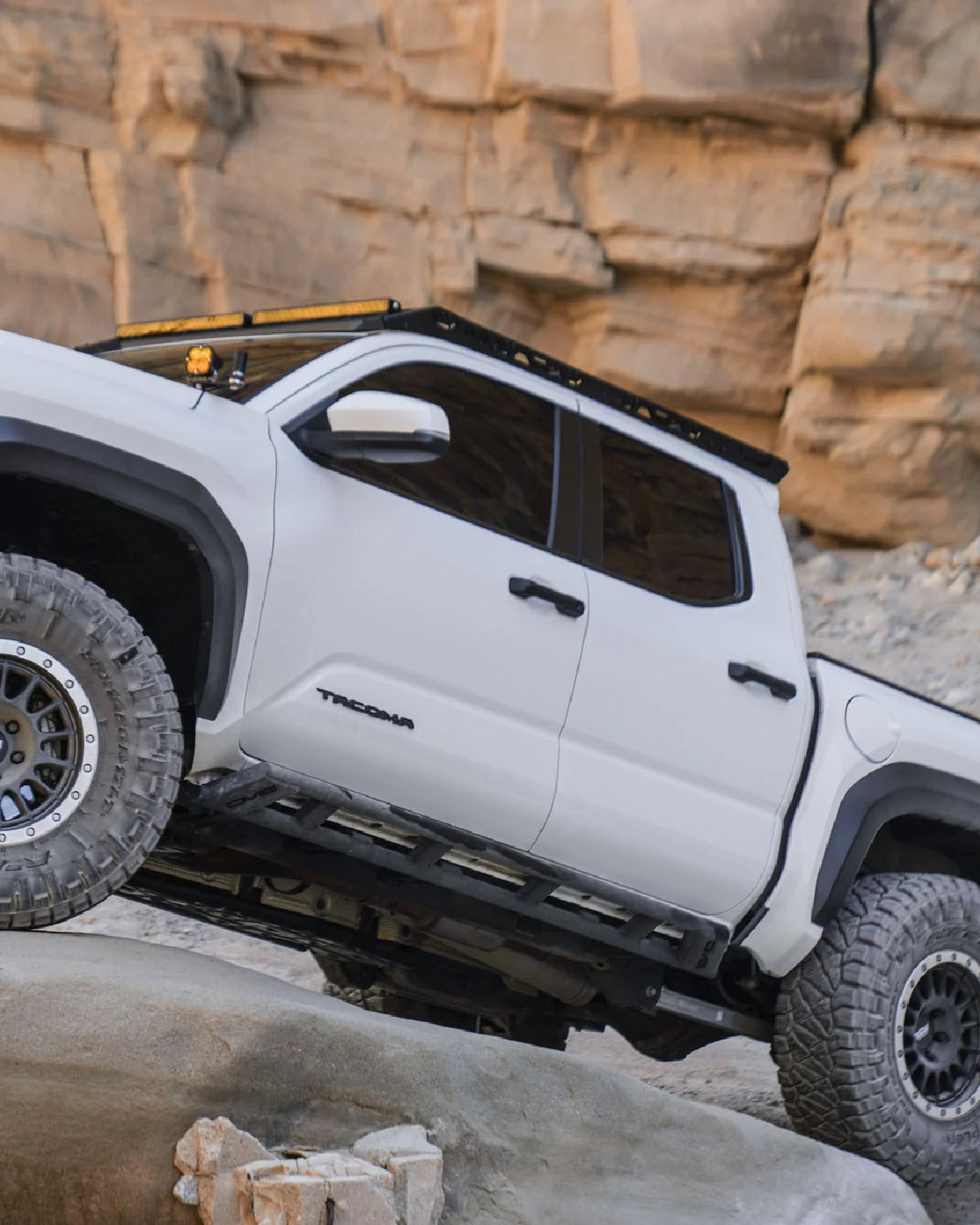 DV8 Offroad Rock Sliders for 4th-Gen Tacoma Double Cab (2024–Present) - Pair