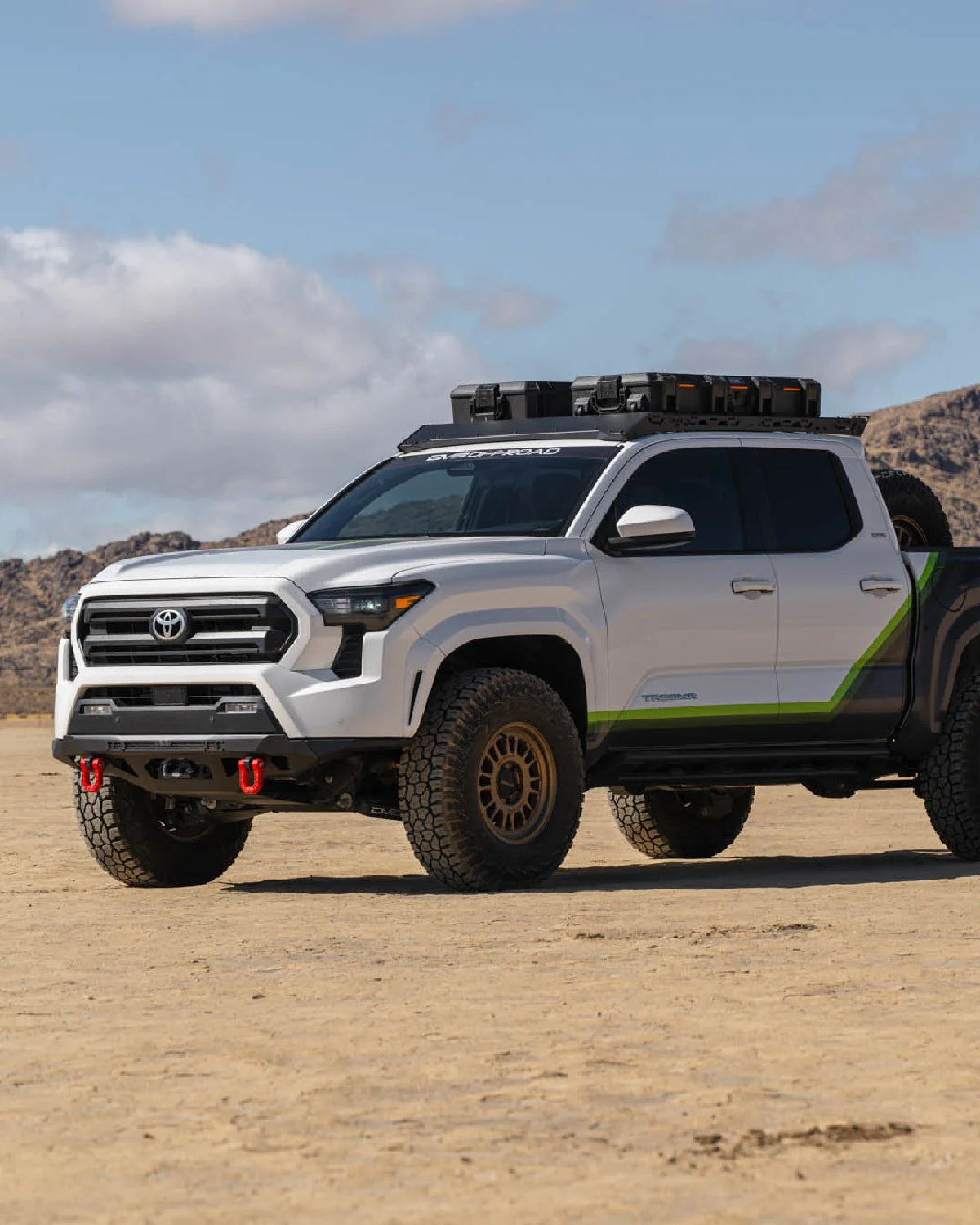 DV8 Offroad Rock Sliders for 4th-Gen Tacoma Double Cab (2024–Present) - Pair