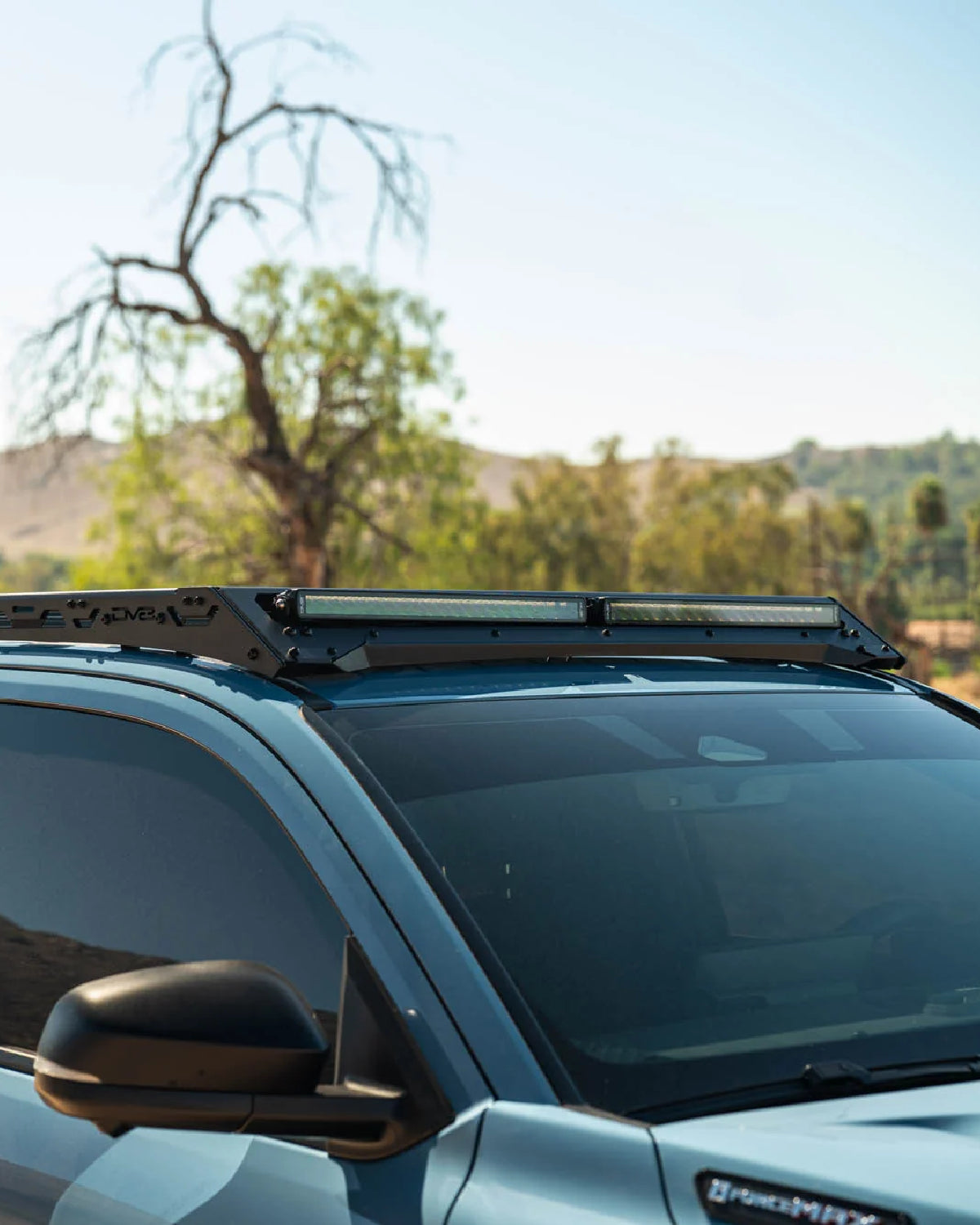 DV8 Offroad Roof Rack Front Fairing with 42 in Light Bar Cutout for 6th-Gen 4Runner (2025–Present)