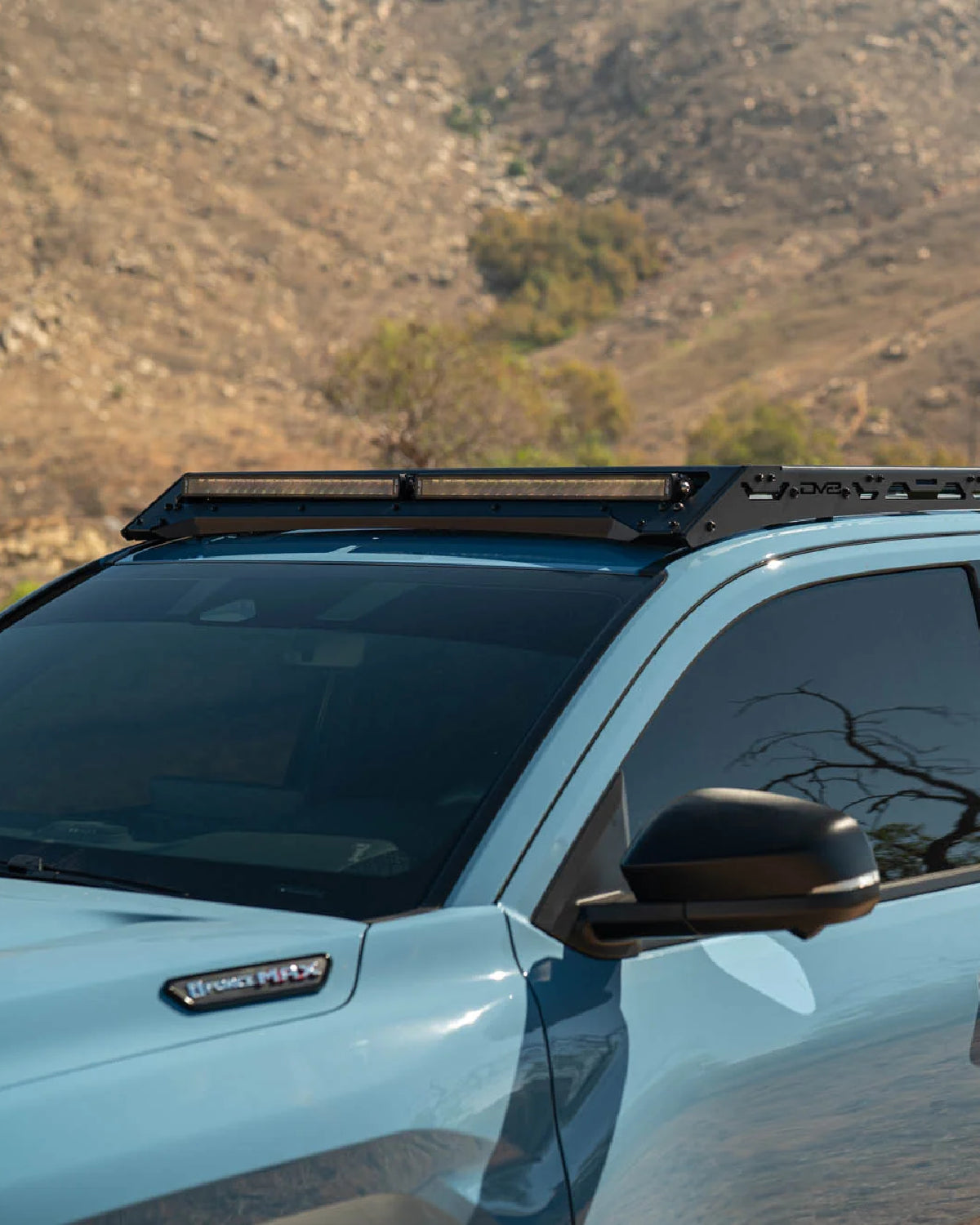 DV8 Offroad Roof Rack Front Fairing with 42 in Light Bar Cutout for 6th-Gen 4Runner (2025–Present)
