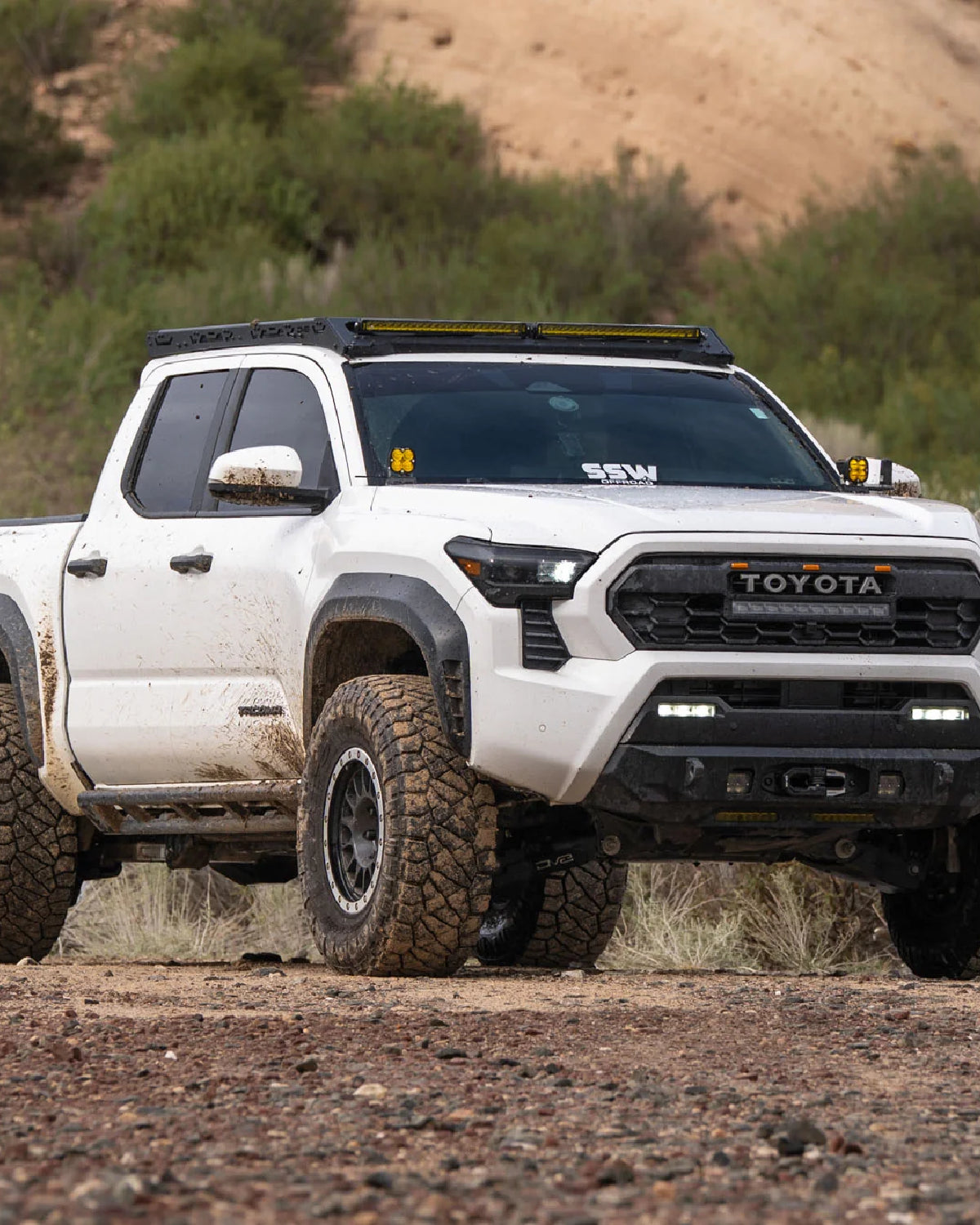 DV8 Offroad Spec Series Roof Rack for 4th-Gen Tacoma Double Cab (2024–Present)