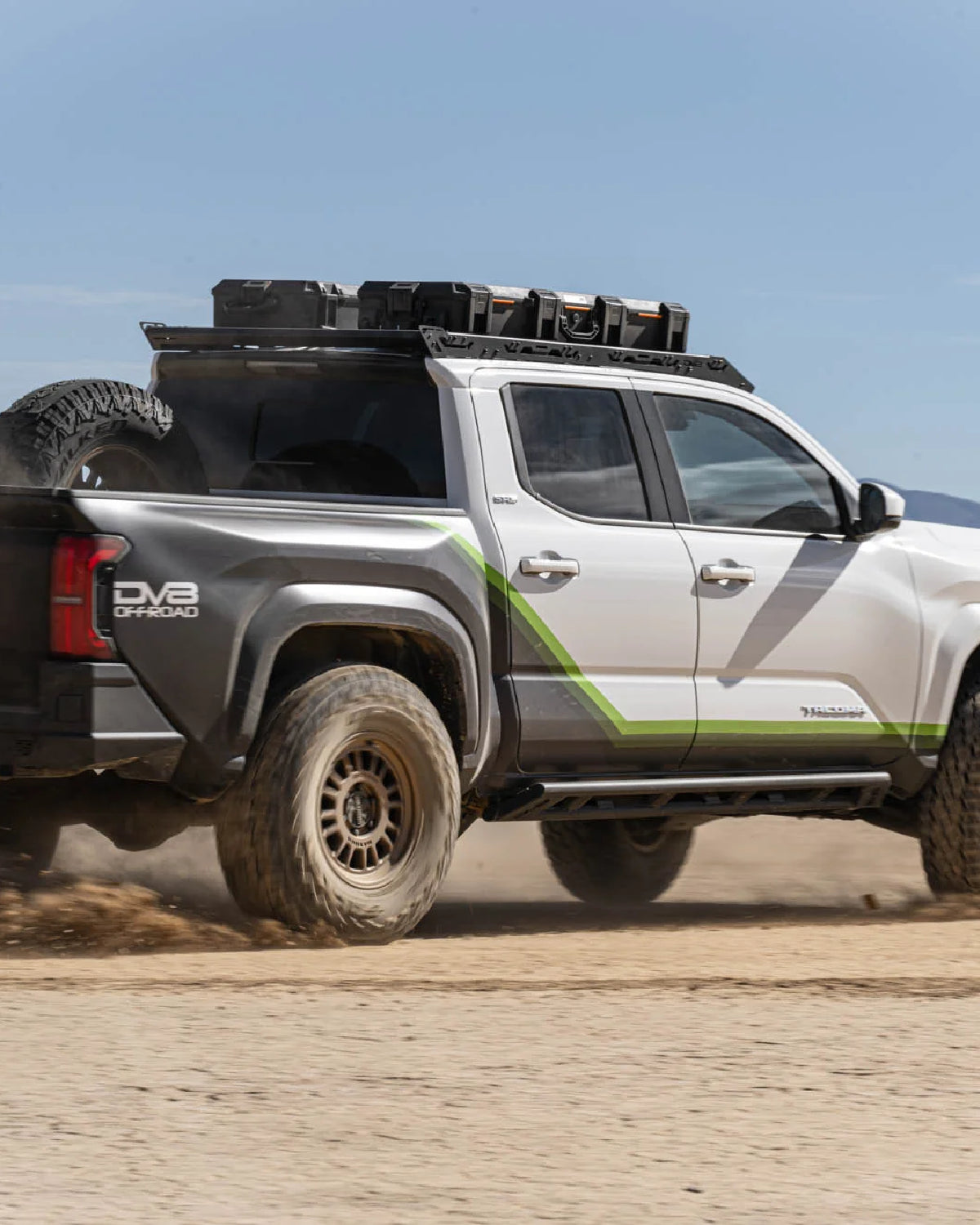 DV8 Offroad Spec Series Roof Rack for 4th-Gen Tacoma Double Cab (2024–Present)