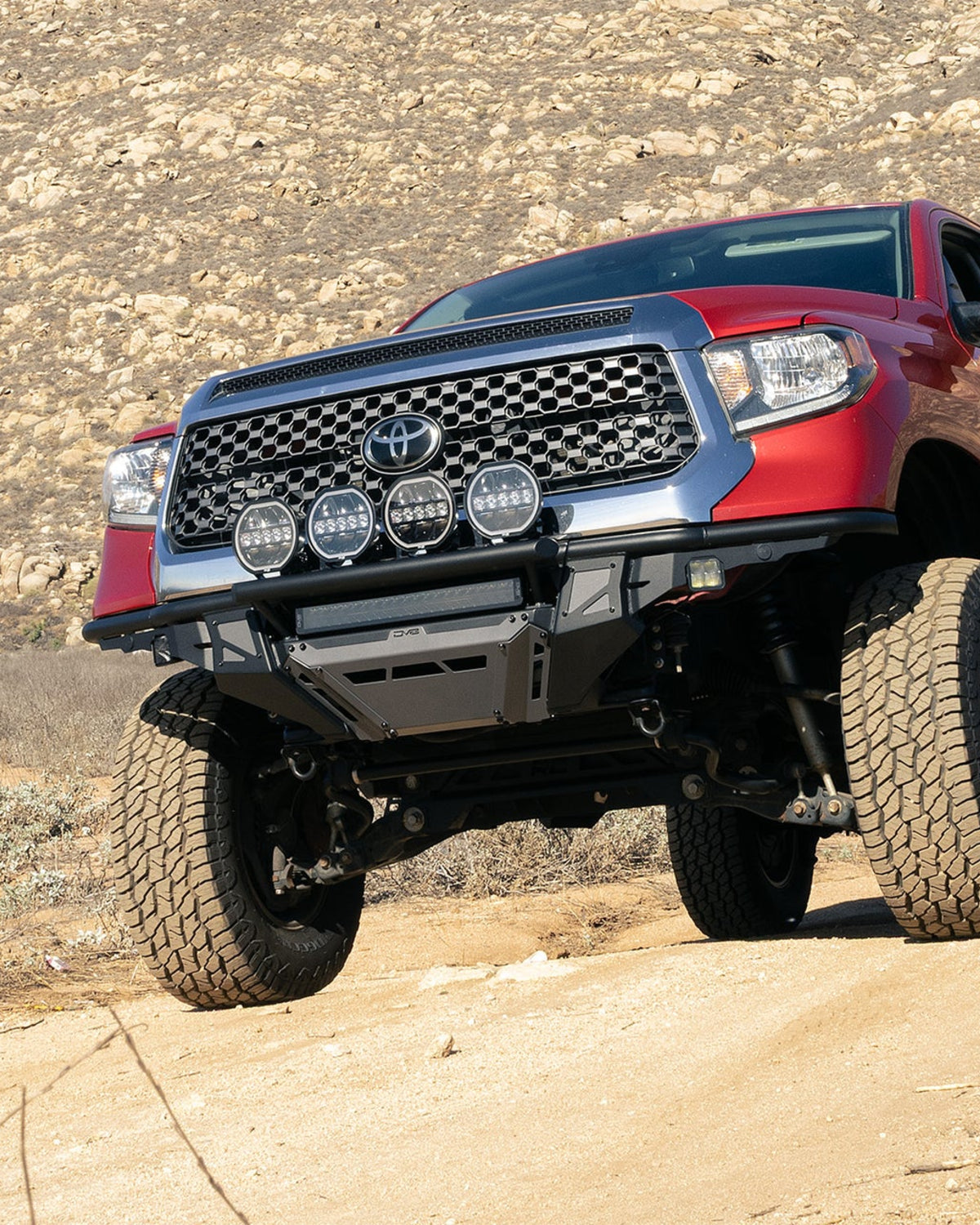 DV8 Offroad Tubular Front Bumper for 2.5-Gen Tundra (2014–2021)