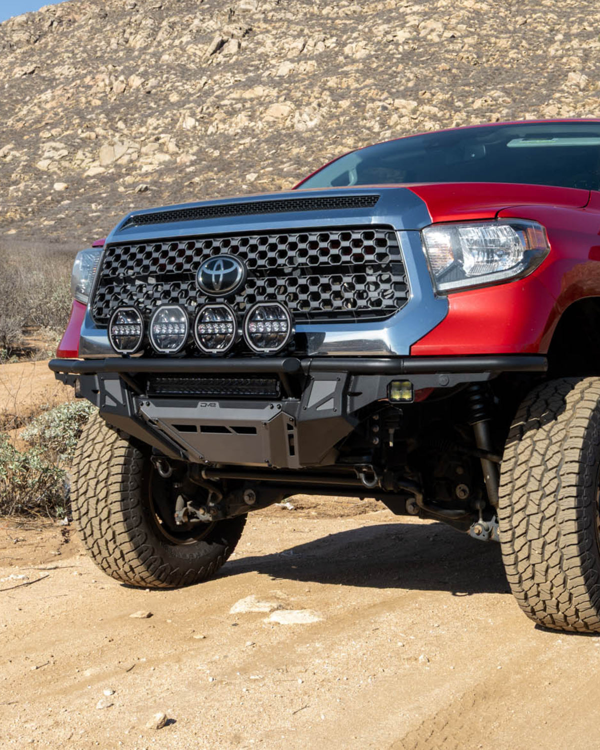 DV8 Offroad Tubular Front Bumper for 2.5-Gen Tundra (2014–2021)