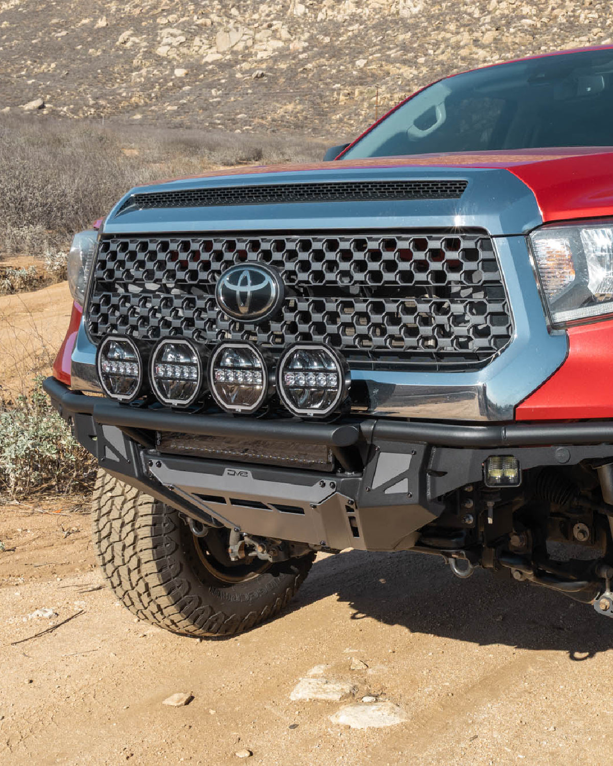 DV8 Offroad Tubular Front Bumper for 2.5-Gen Tundra (2014–2021)