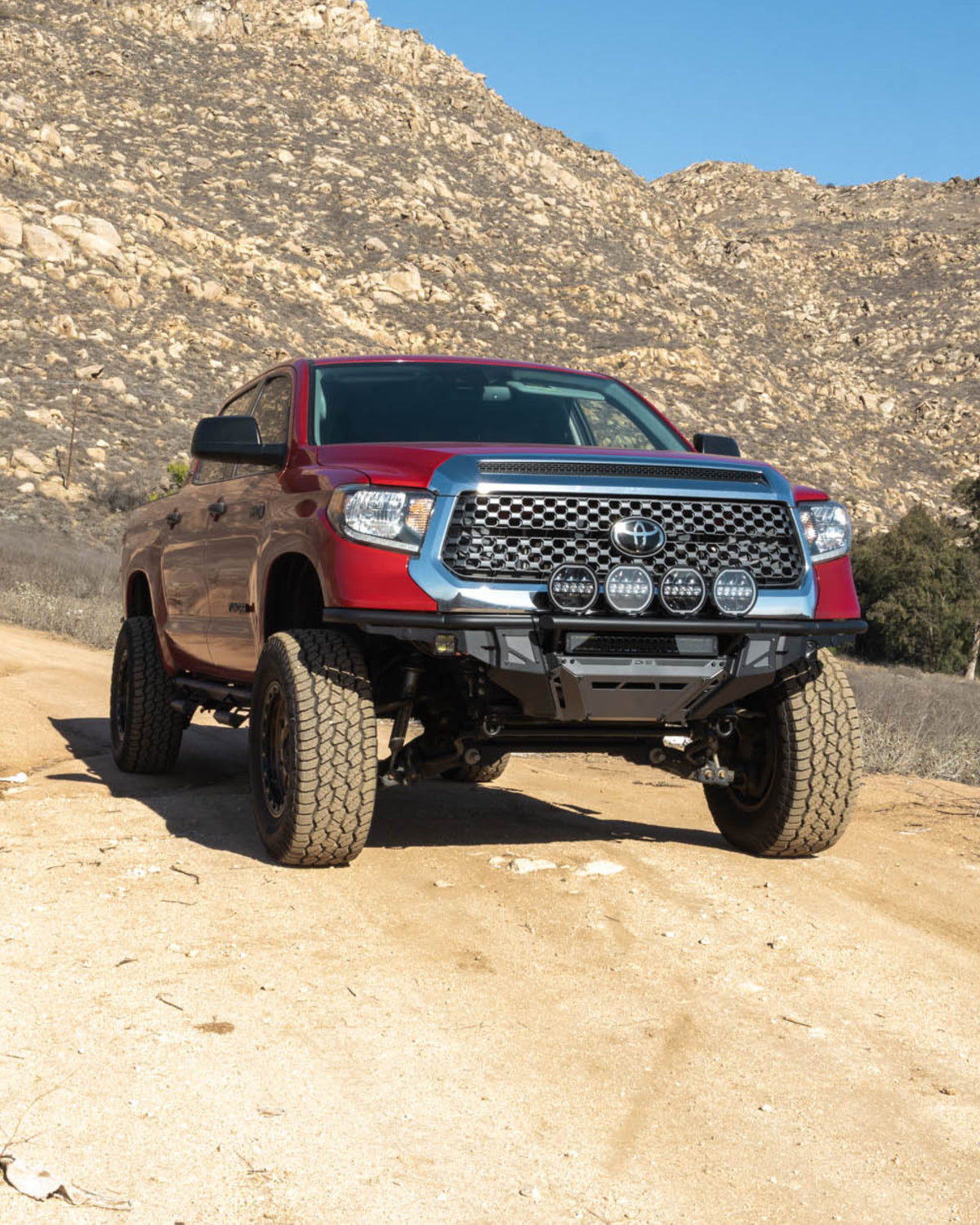 DV8 Offroad Tubular Front Bumper for 2.5-Gen Tundra (2014–2021)