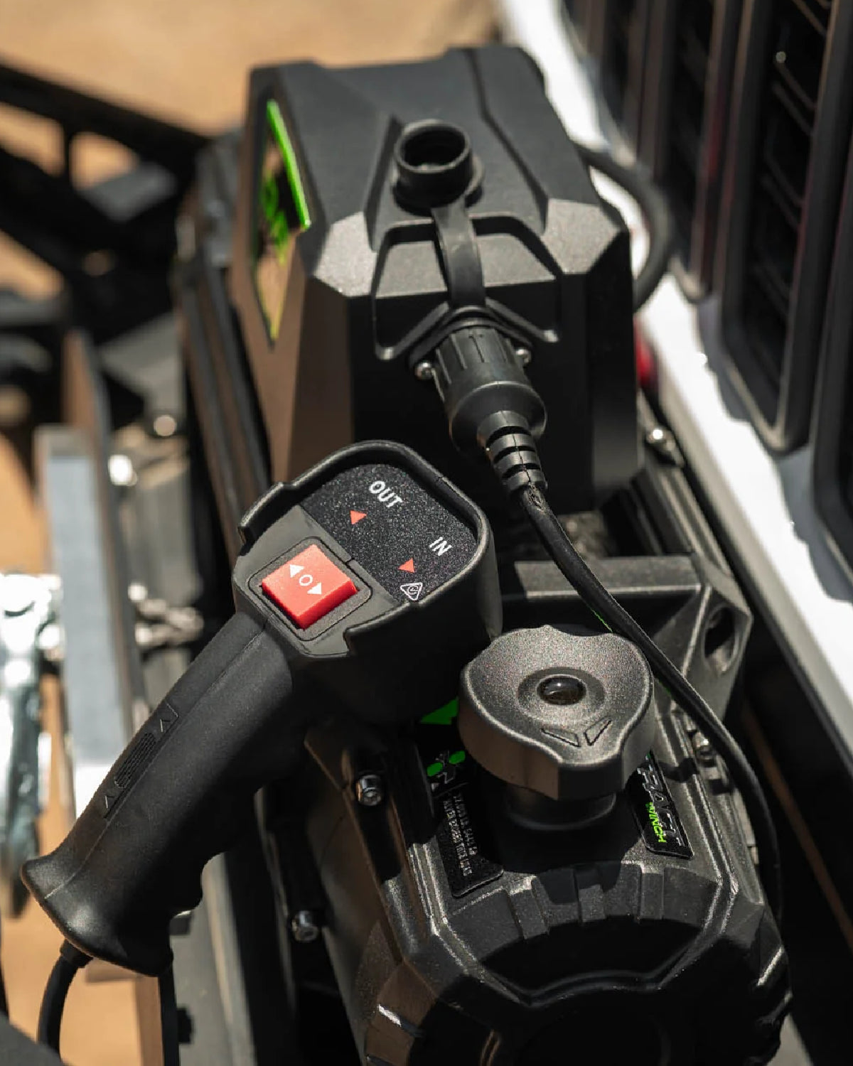 DV8 Offroad Xtract 12,000 lb Winch with Synthetic Winch Rope