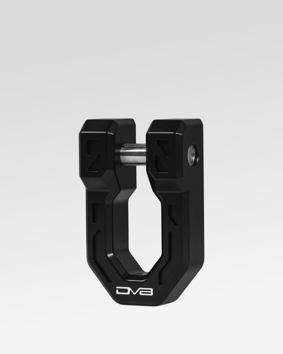 DV8 Offroad Xtract Fairlead with Recovery Shackle in Black Anodized Finish