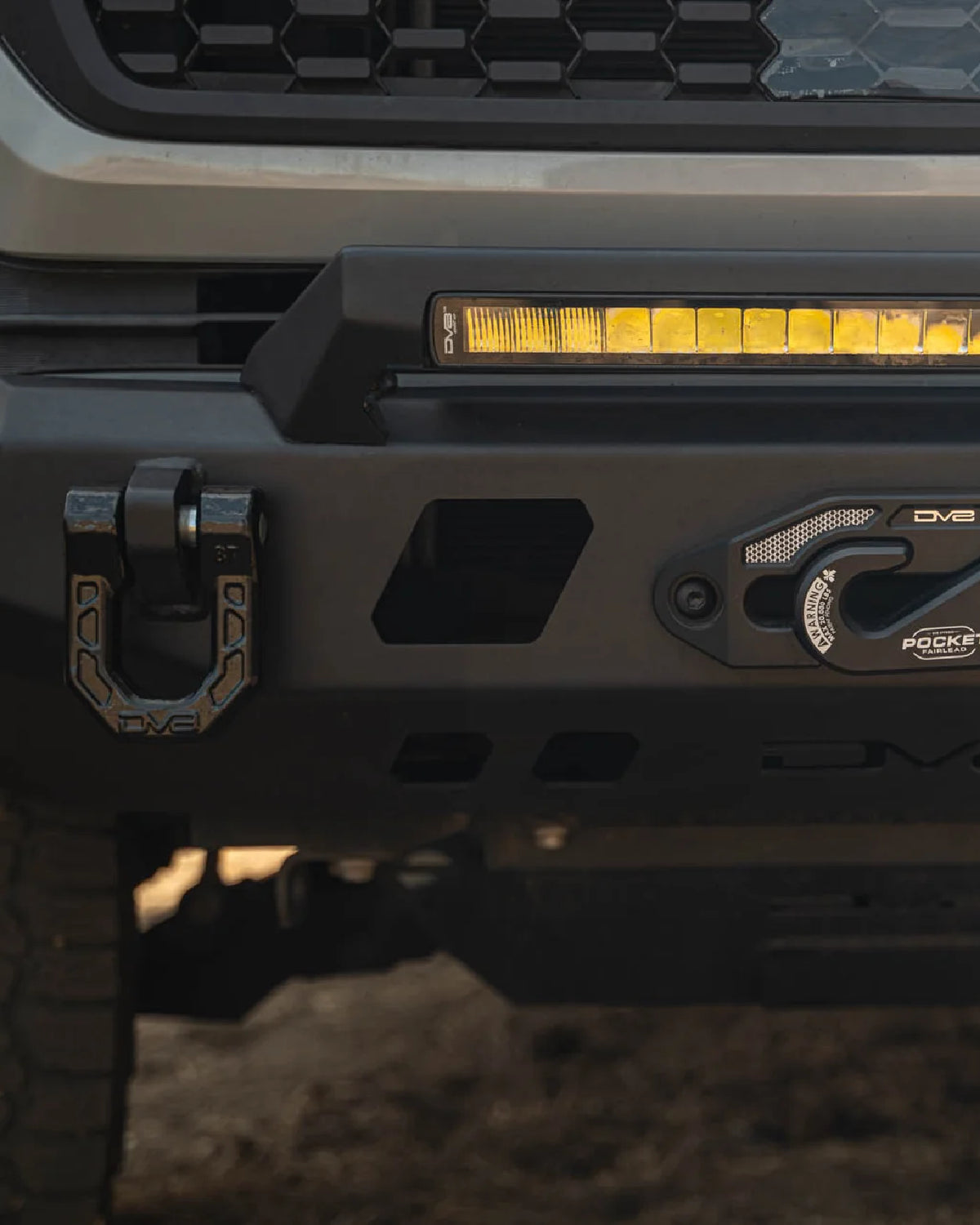 DV8 Offroad v2 Low-Profile Front Bumper for 3rd-Gen Tacoma (2016–2023)