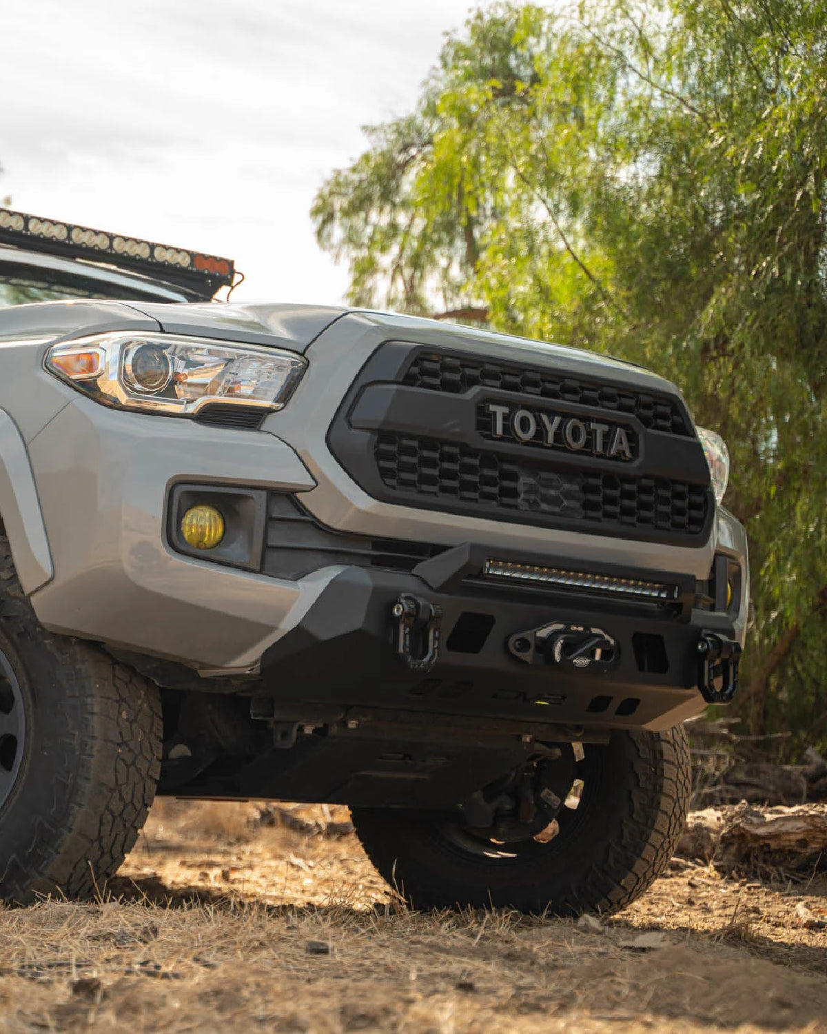 DV8 Offroad v2 Low-Profile Front Bumper for 3rd-Gen Tacoma (2016–2023)